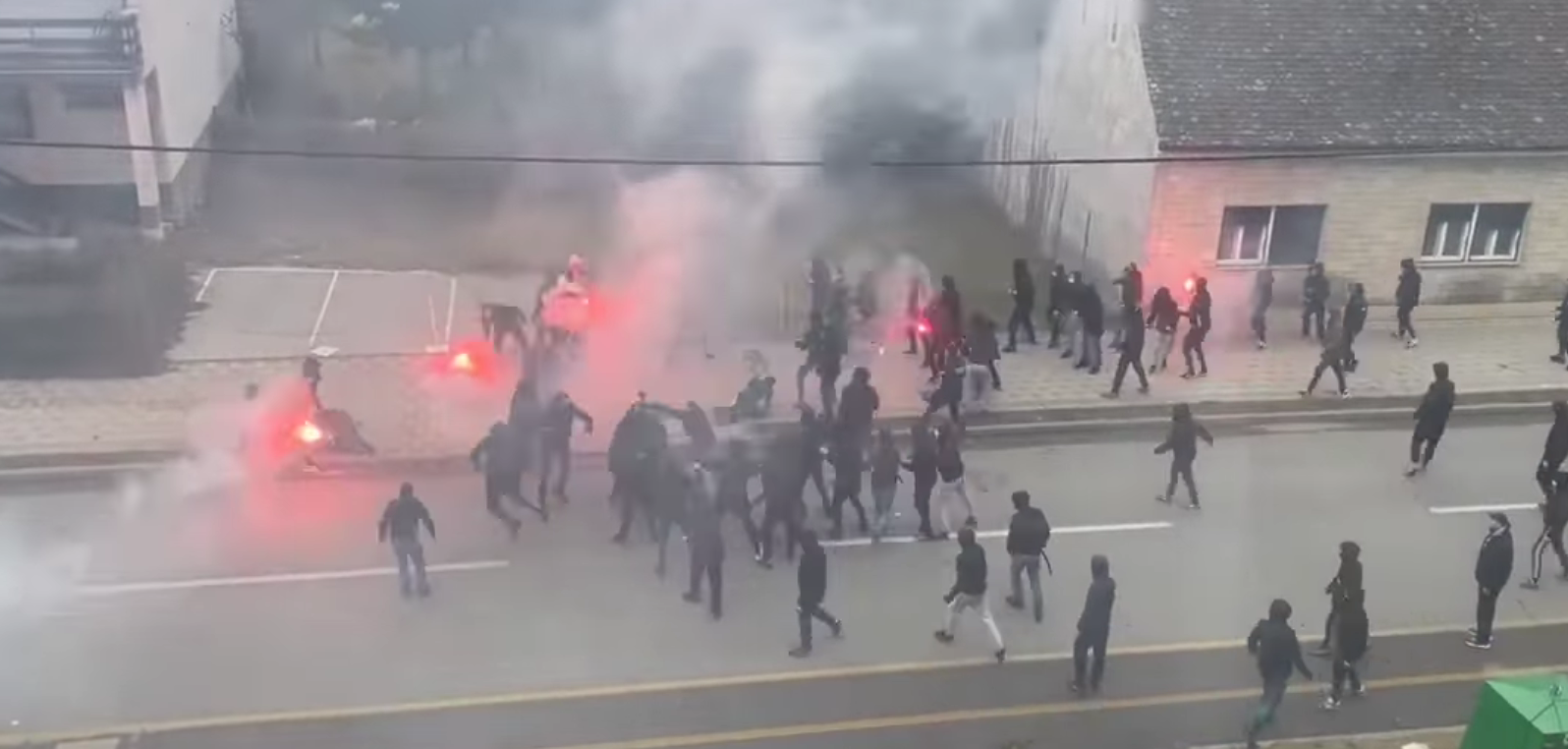 tuča navijaca hajduk