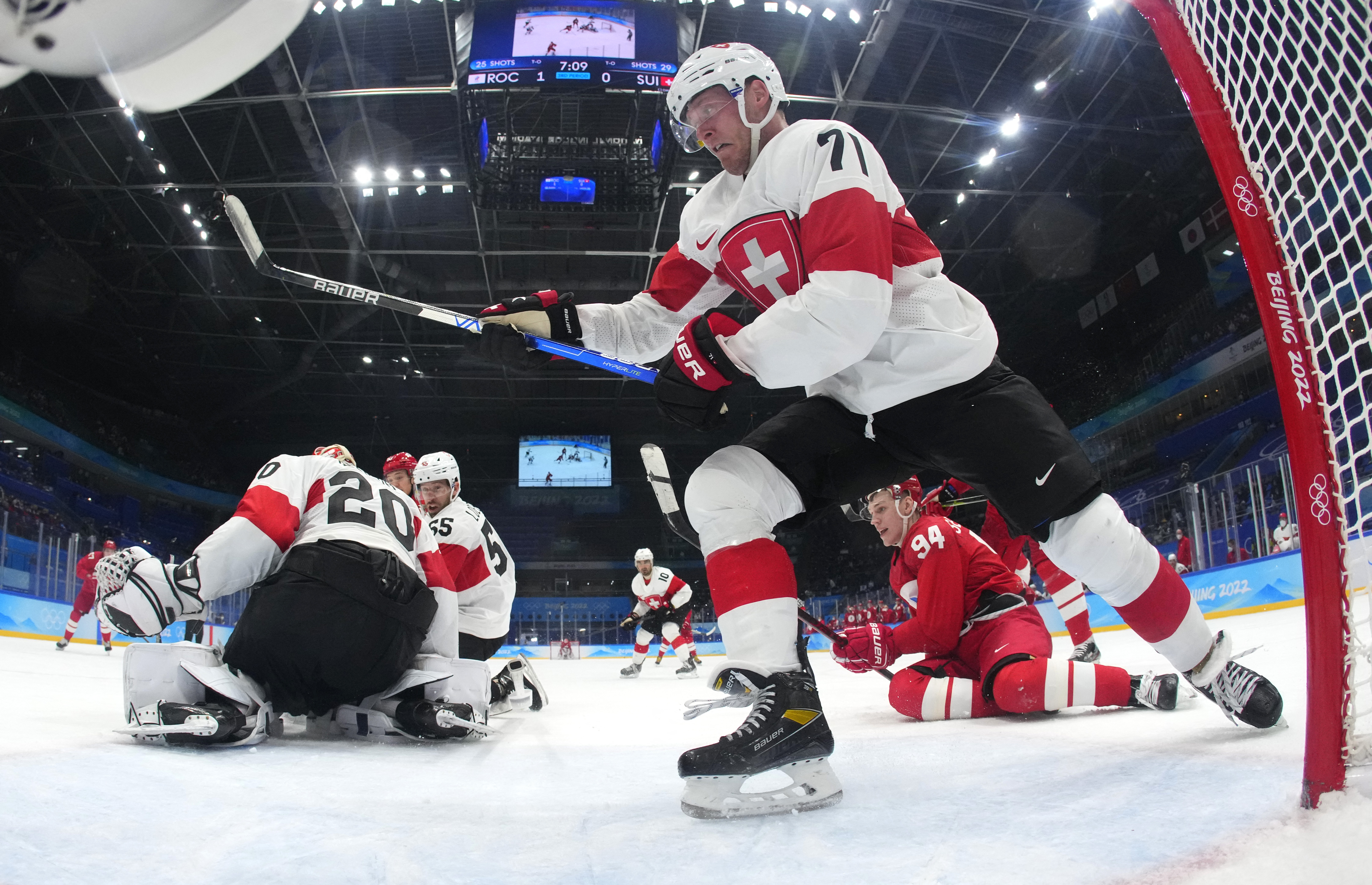 Ice Hockey - Men's Prelim. Round - Group B - Russian Olympic Committee v Switzerland