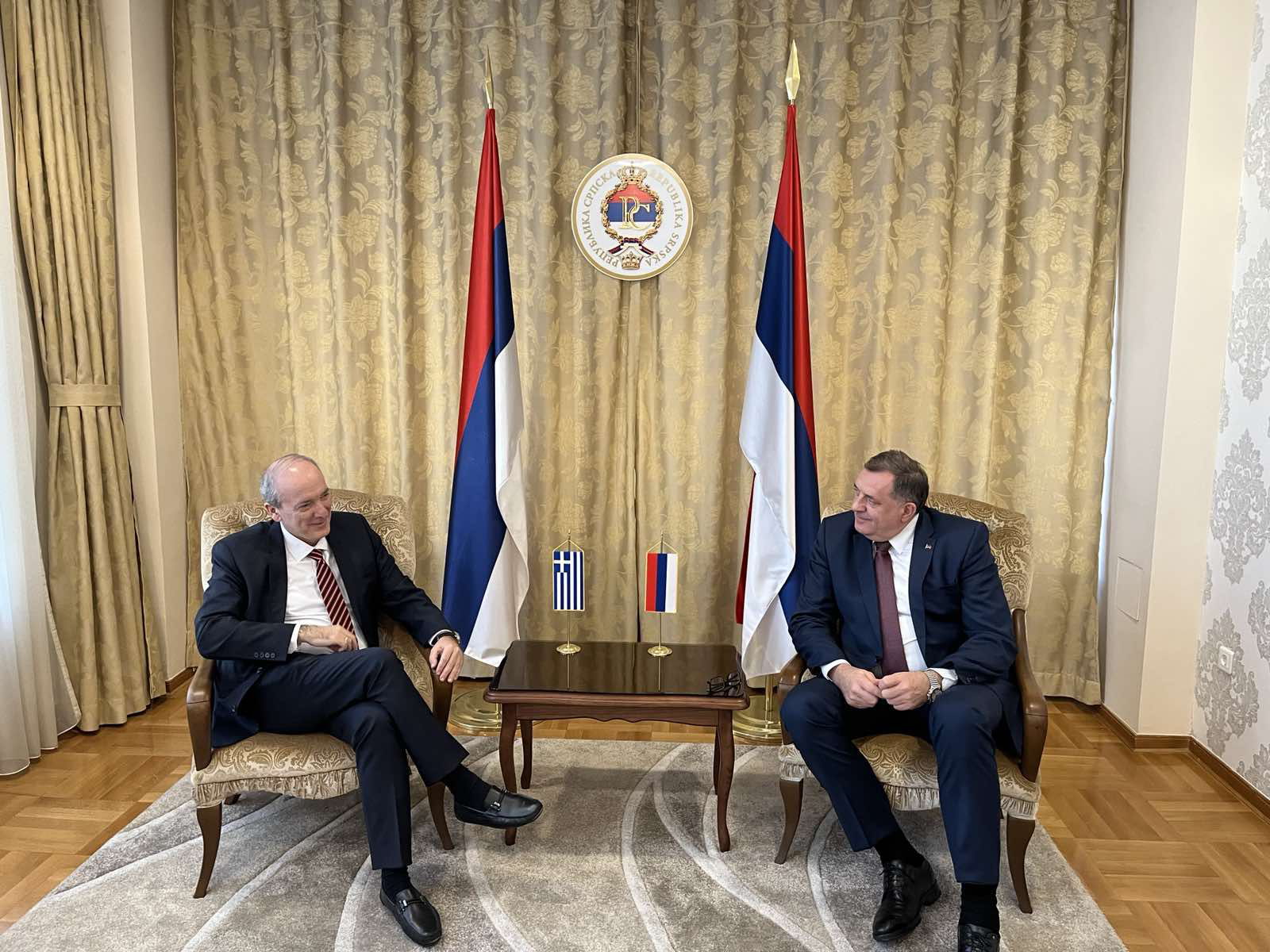 Dimitris Papandreu i Milorad Dodik