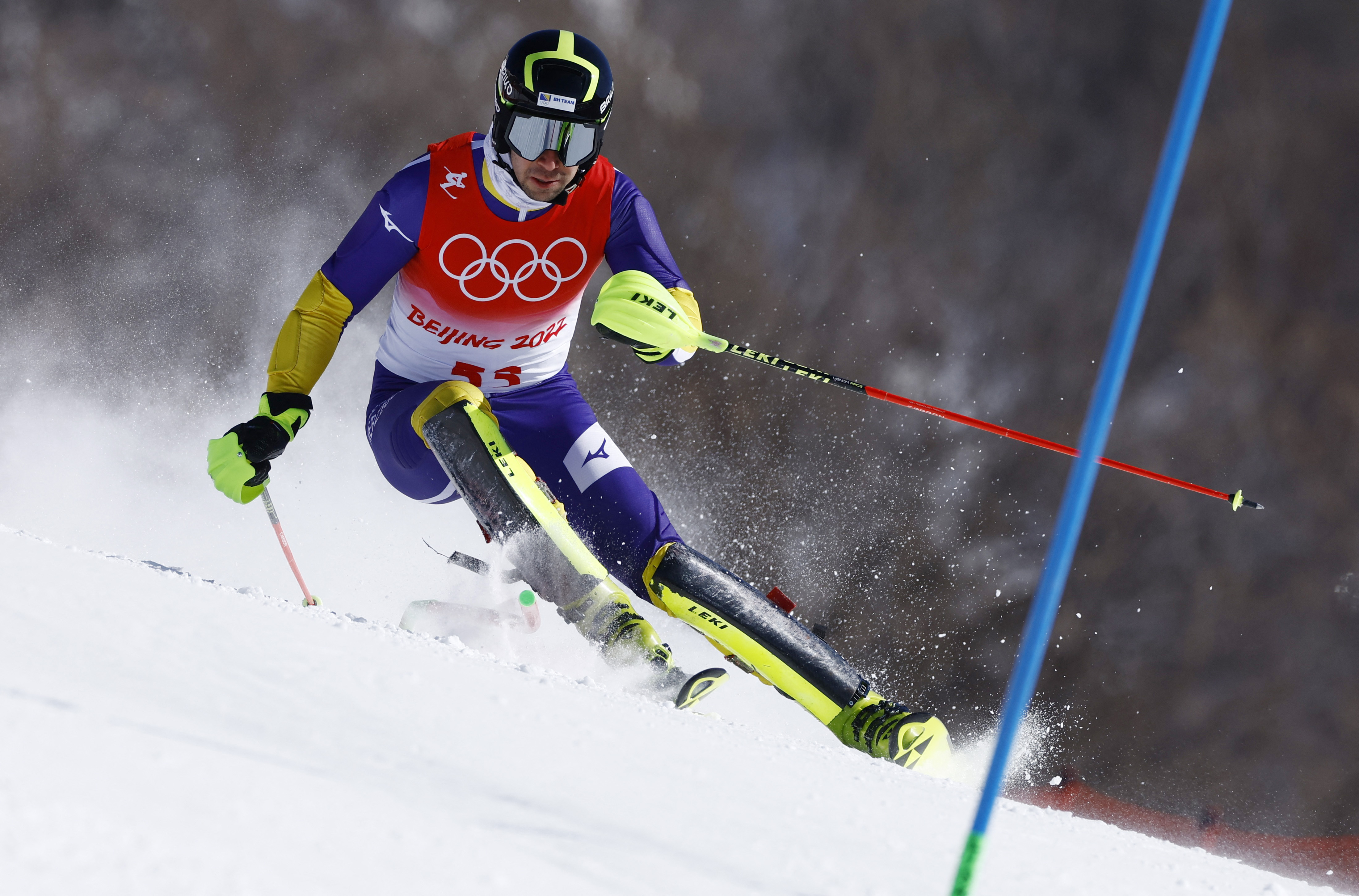 Alpine Skiing - Men's Slalom Run 1