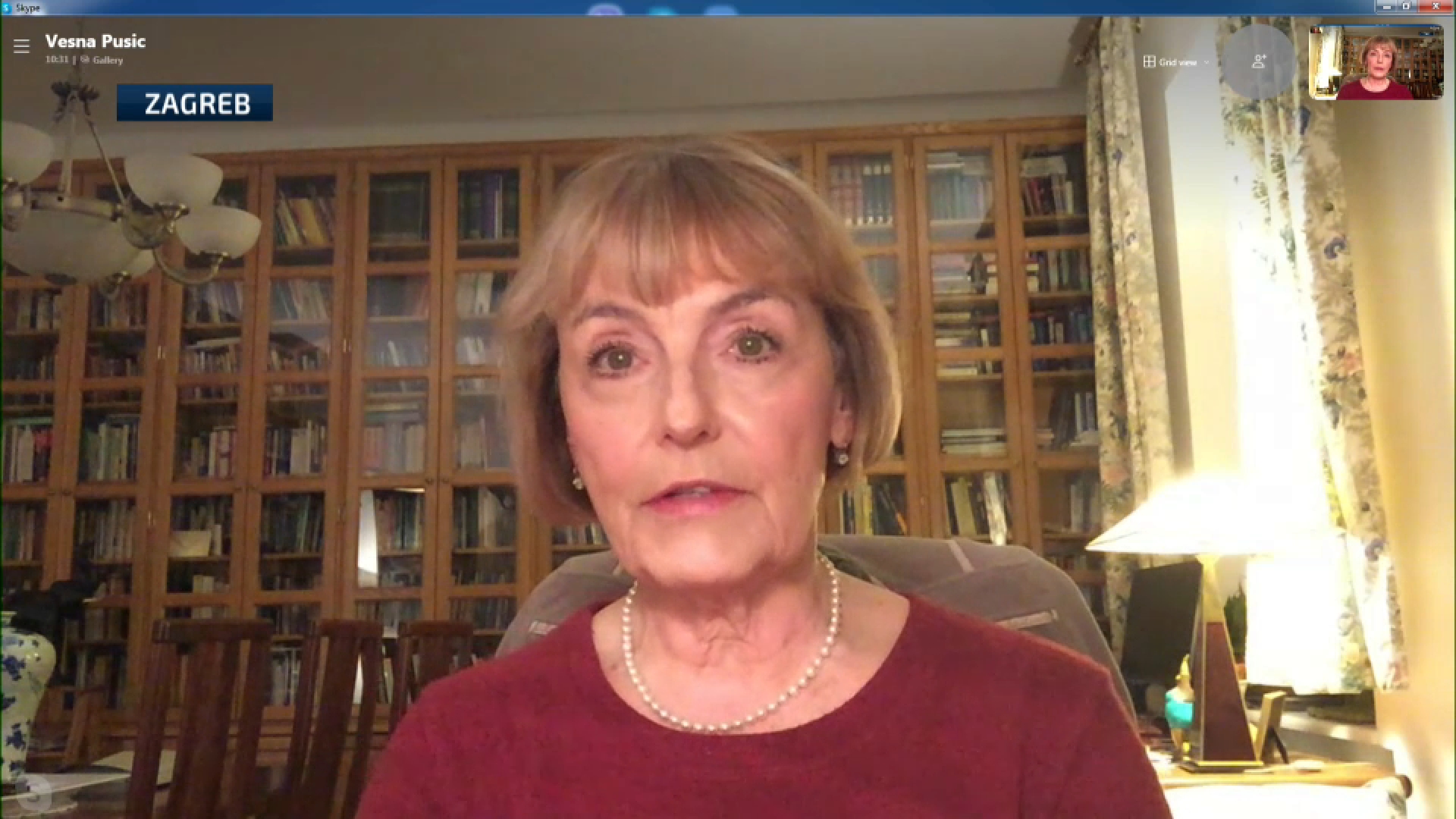 Vesna Pusić u Pressingu