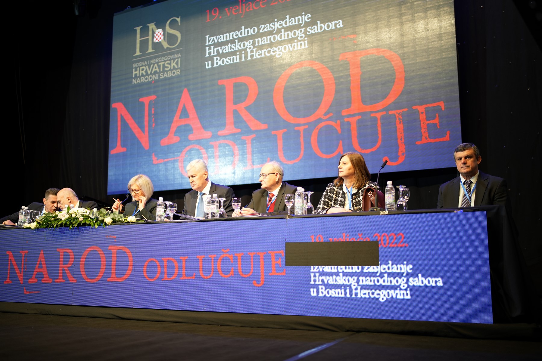 Vanredno zasjedanje HNS čović