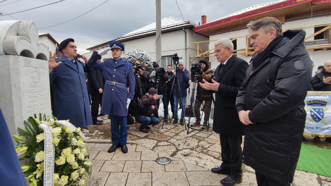 Obilježavanje Dana nezavisnosti BiH, polaganje cvijeća na Šehidskom mezarju Kovači
