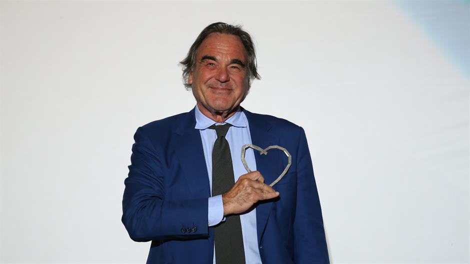 Oliver Stone prilikom dodjele nagrade Srce Sarajeva