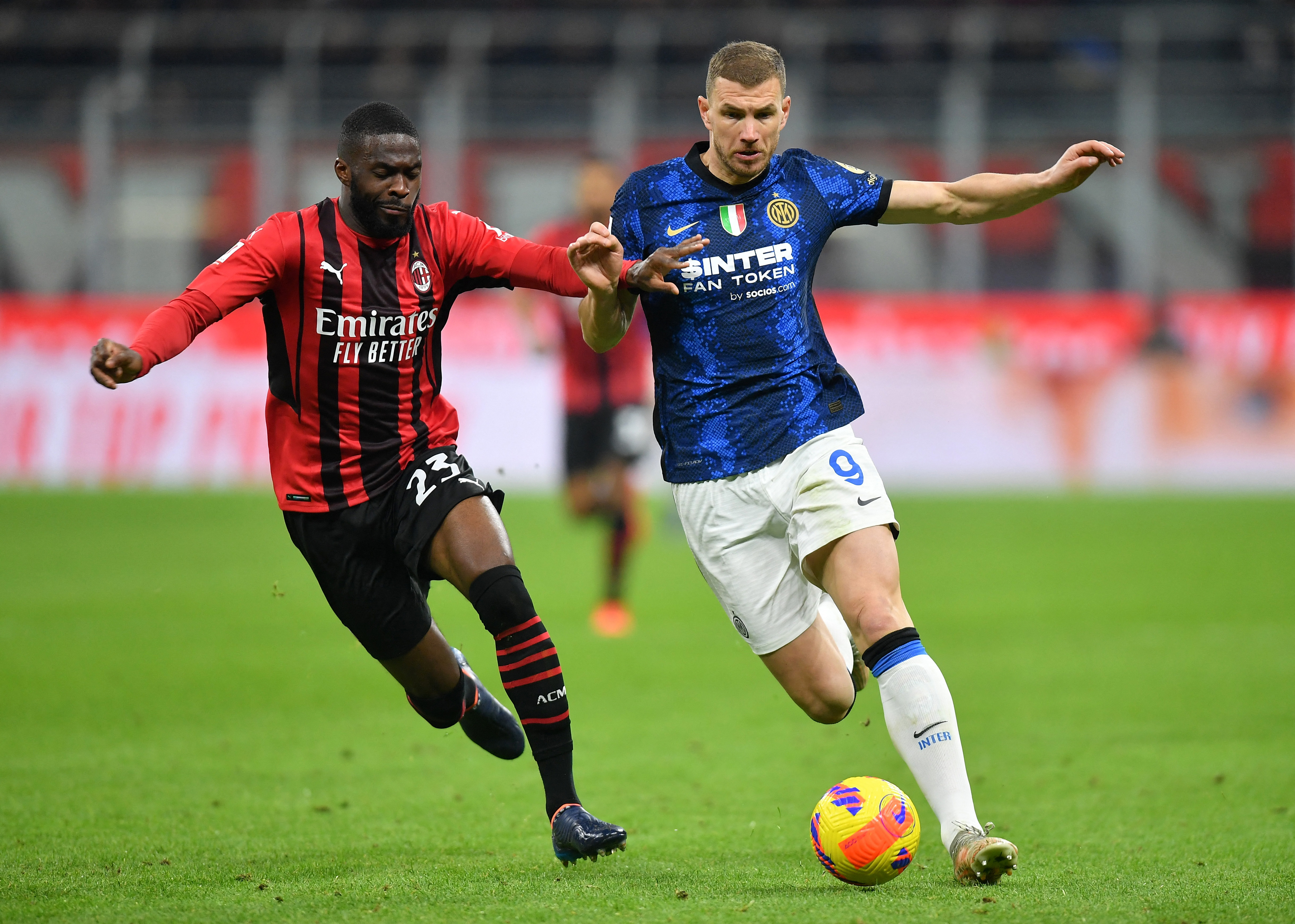 Coppa Italia - Semi Final First Leg - AC Milan v Inter Milan