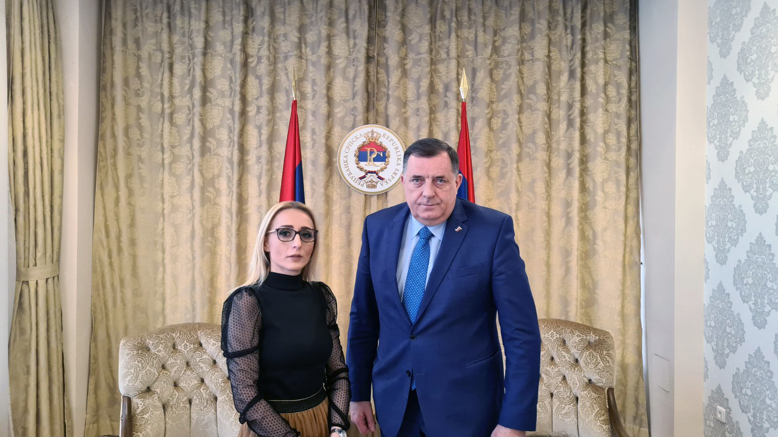 Pejka Medić i Milorad Dodik