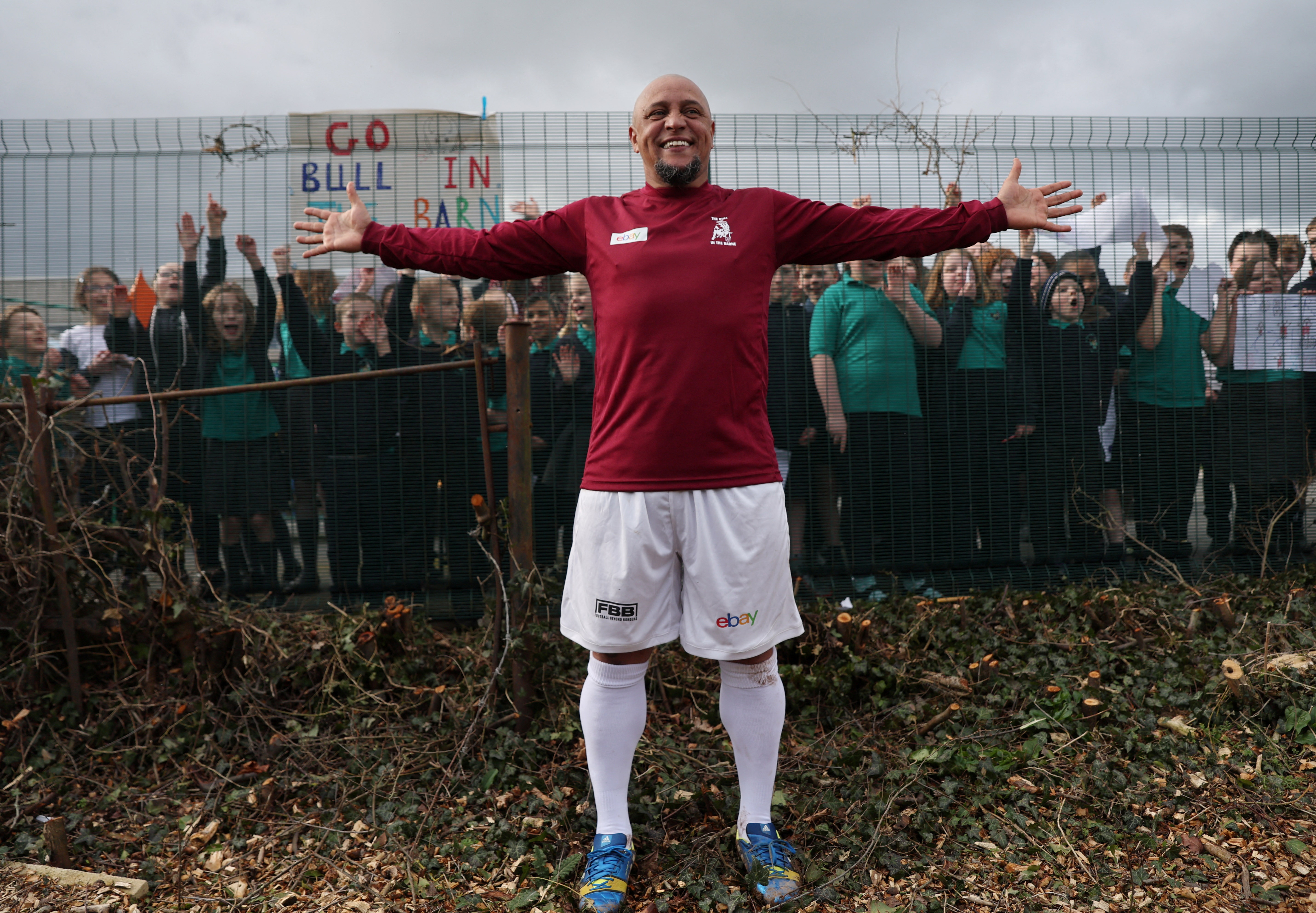 Greenhous Shrewsbury and District Sunday League Division 1 - Roberto Carlos plays for Bull in the Barne United v Harlescott Rangers