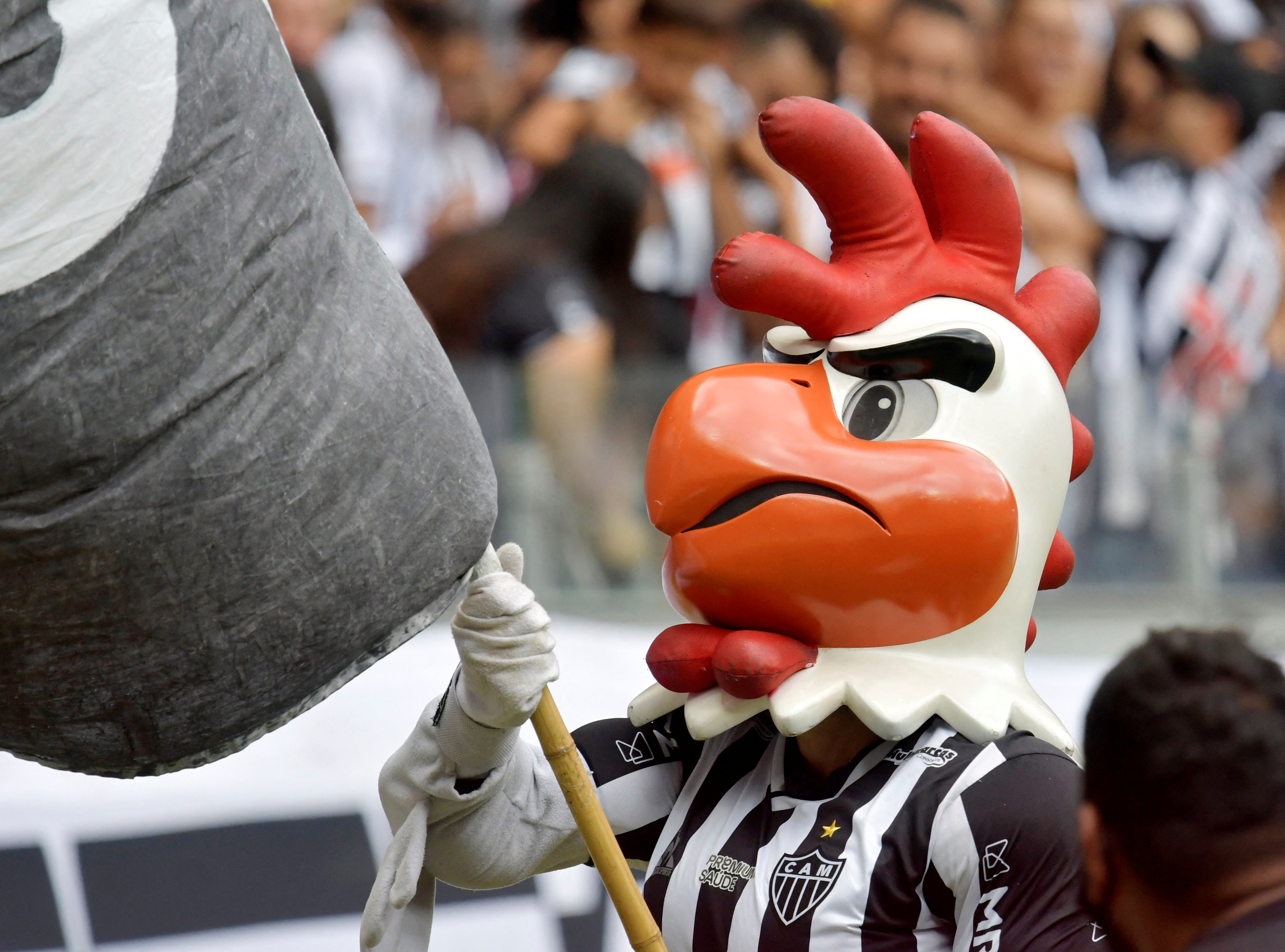 FILE PHOTO: Atletico Mineiro's mascot before a match