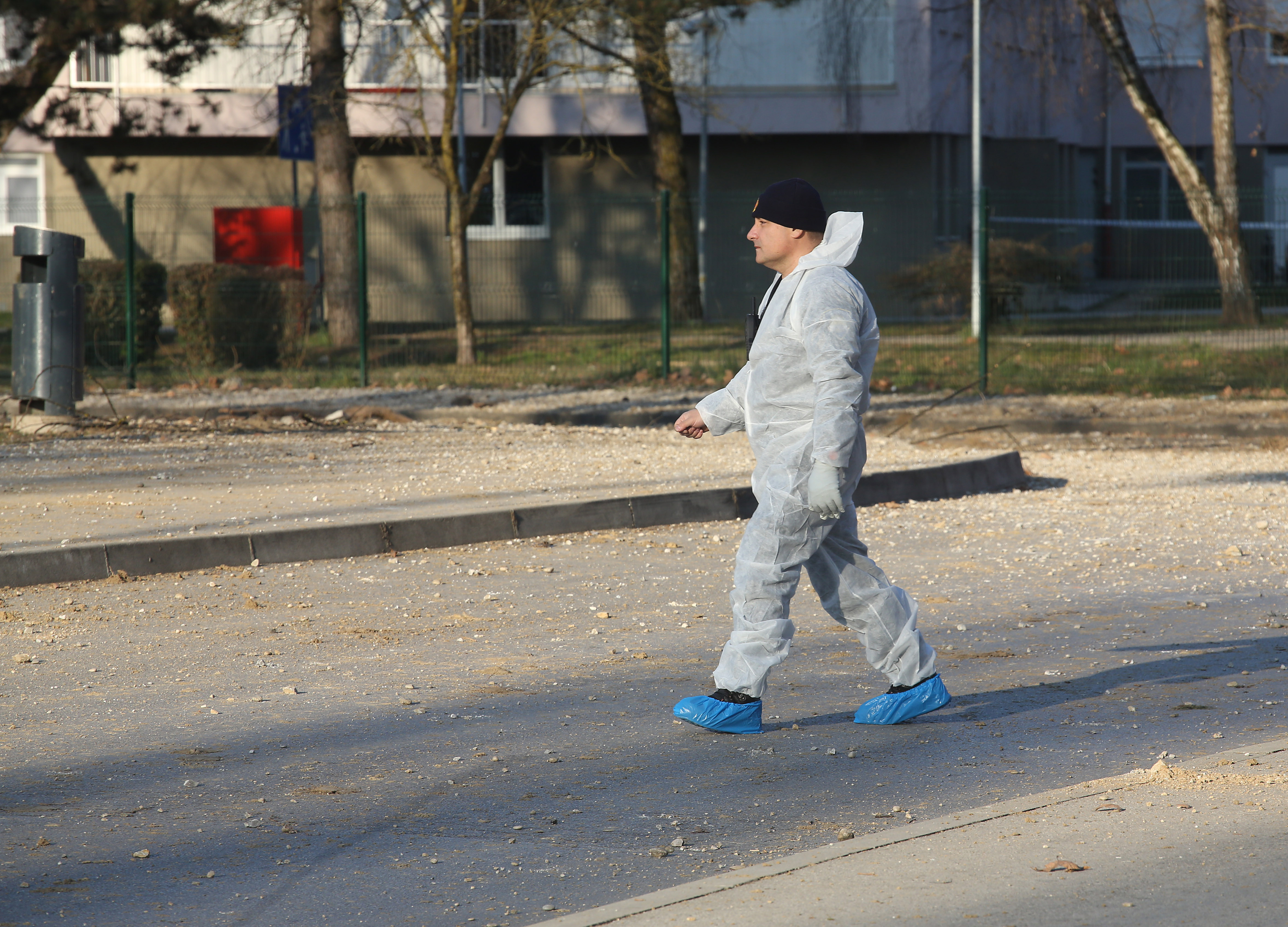 Hrvatska: Policija i dalje istražuje krater nakon pada letjelice u Zagrebu