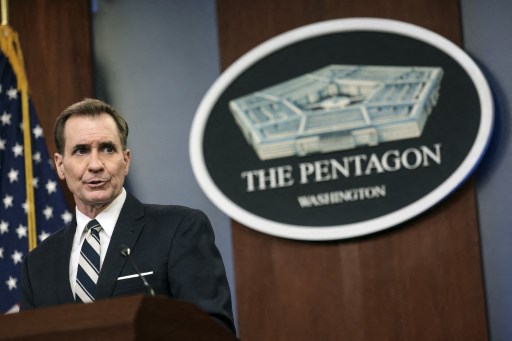 Pentagon Press Secretary John Kirby Holds Briefing