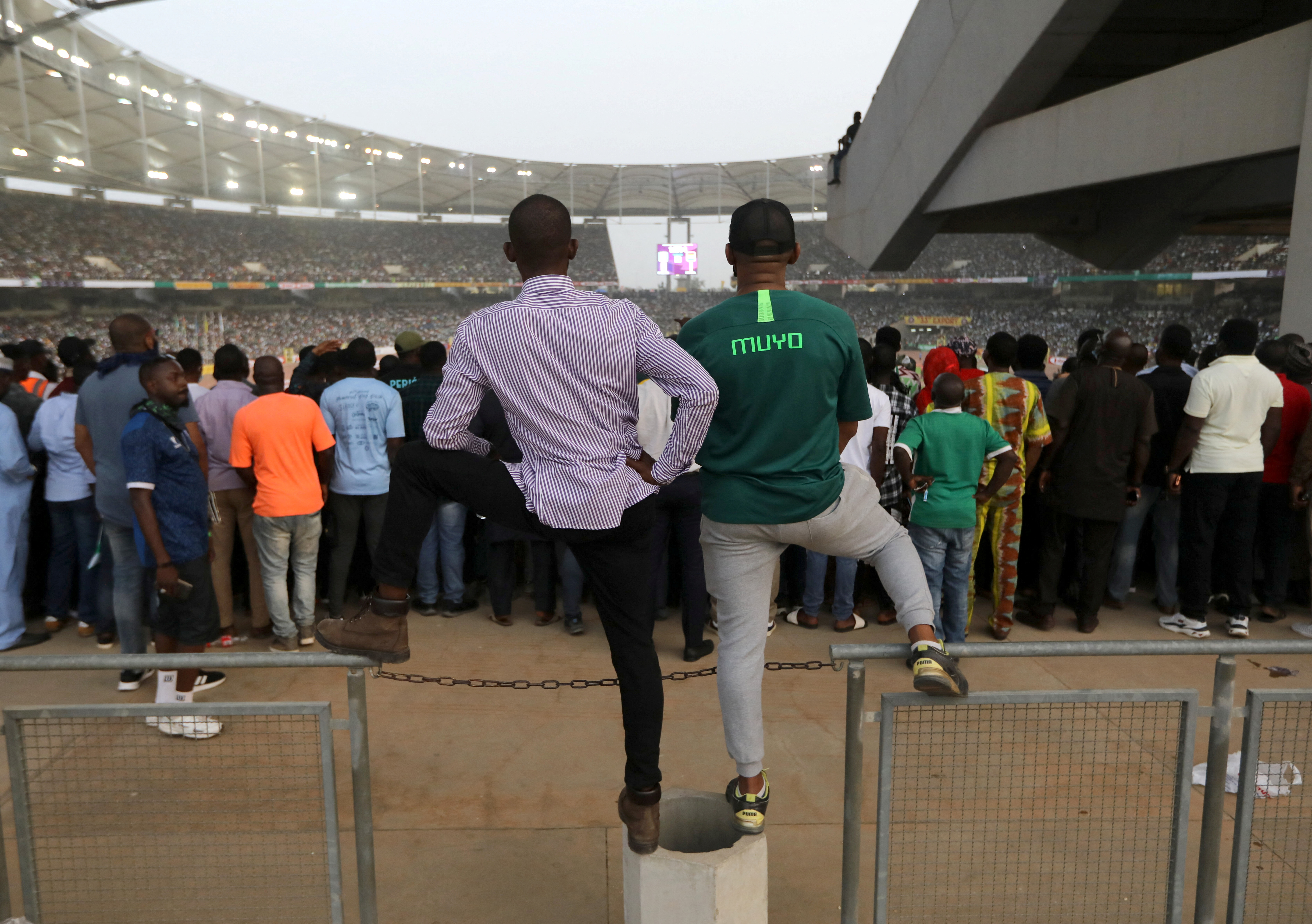 World Cup qualifier match between Nigeria and Ghana in Abuja