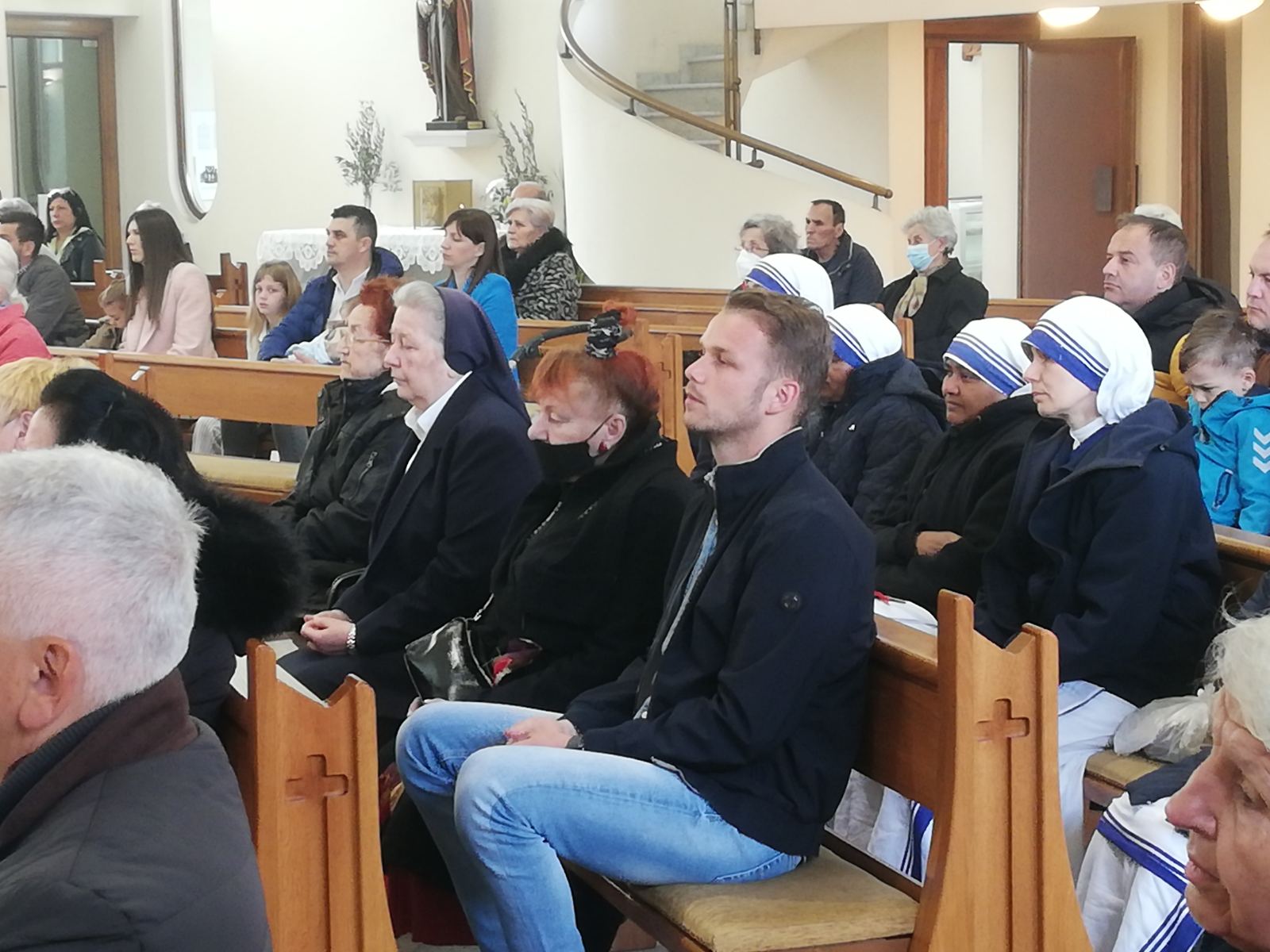 Stanivuković na misi u banjalučkoj katedrali Svetog Bonaventure