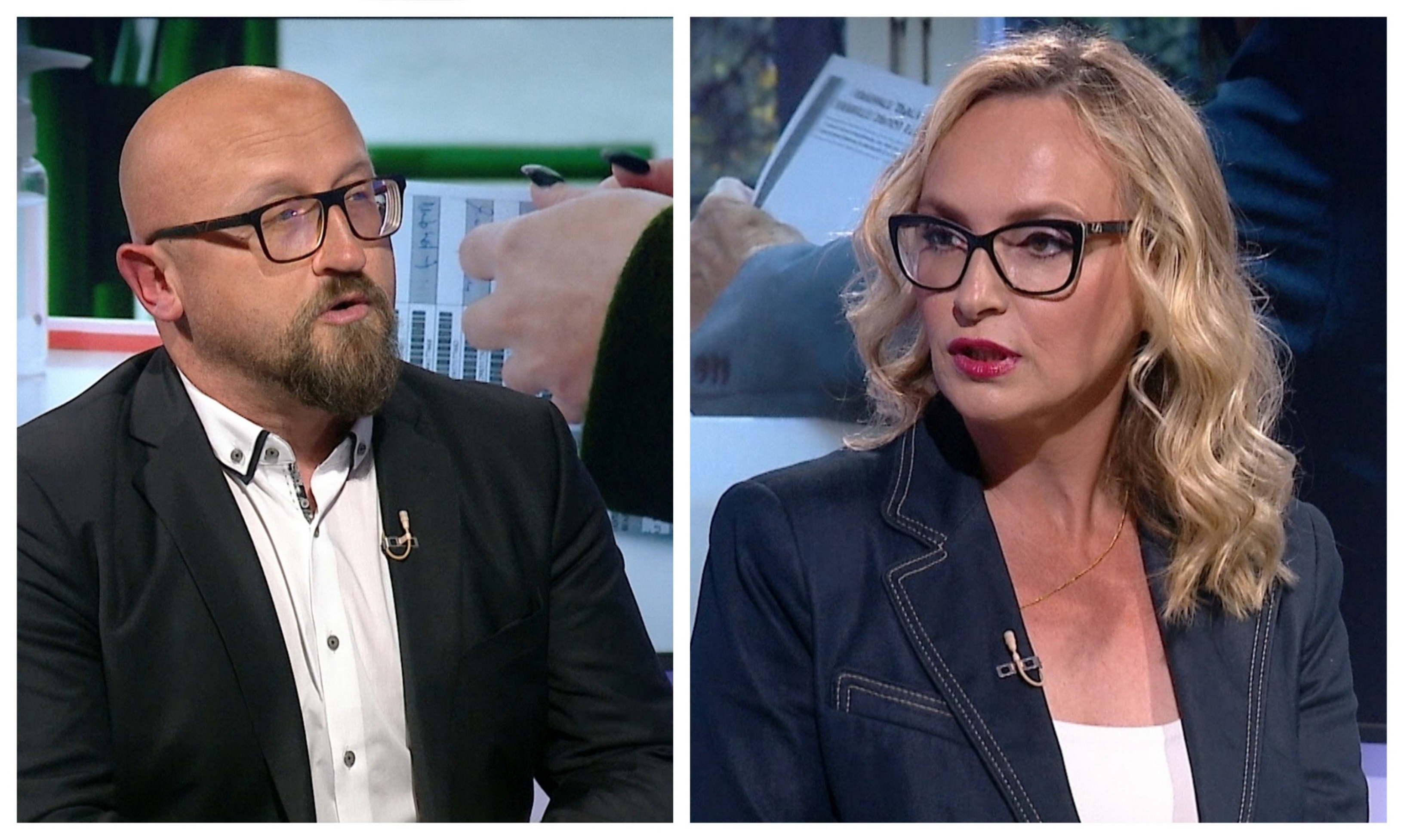 Adnan Huskić i Ivana Marić u programu N1