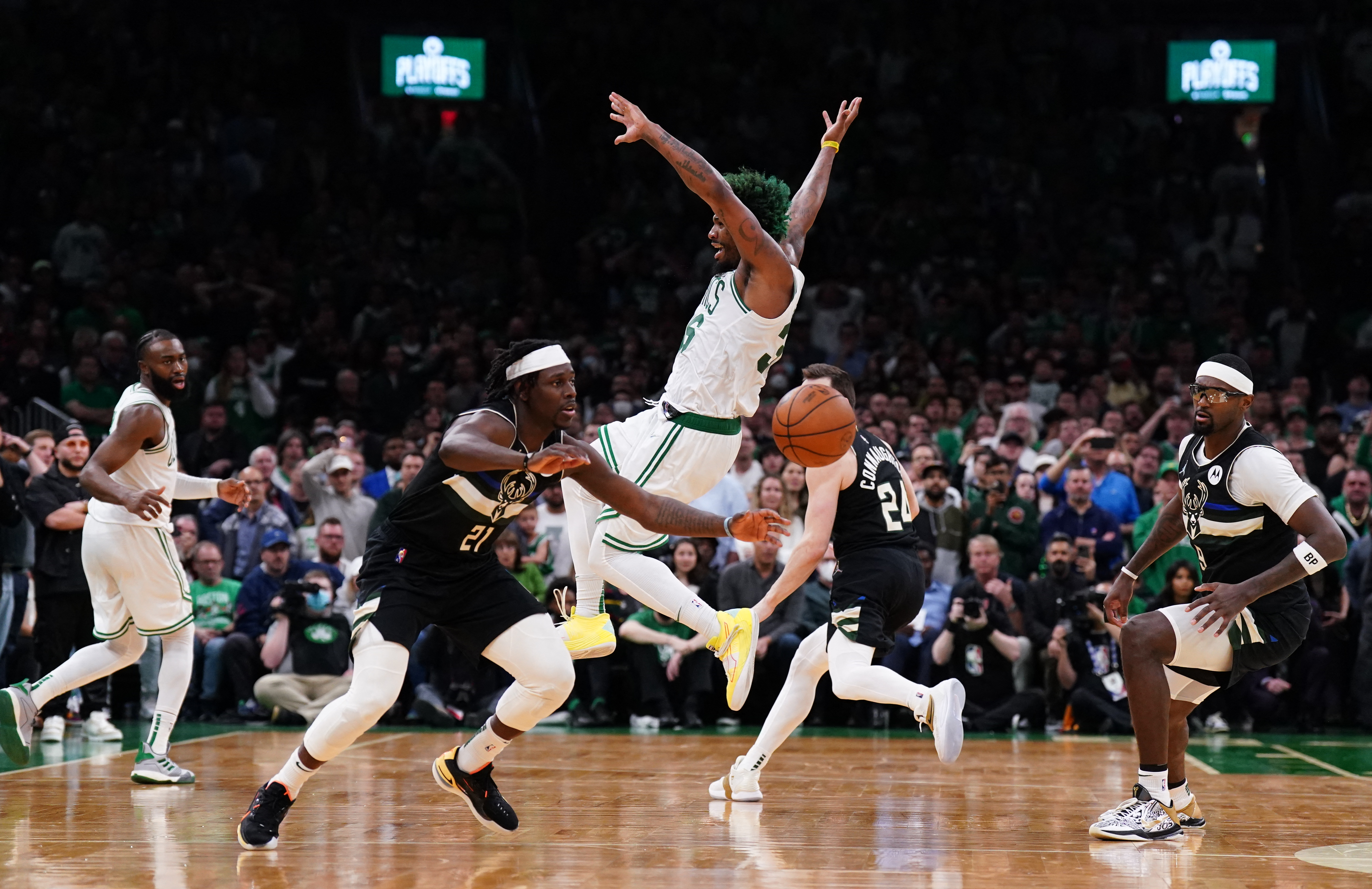NBA: Playoffs-Milwaukee Bucks at Boston Celtics