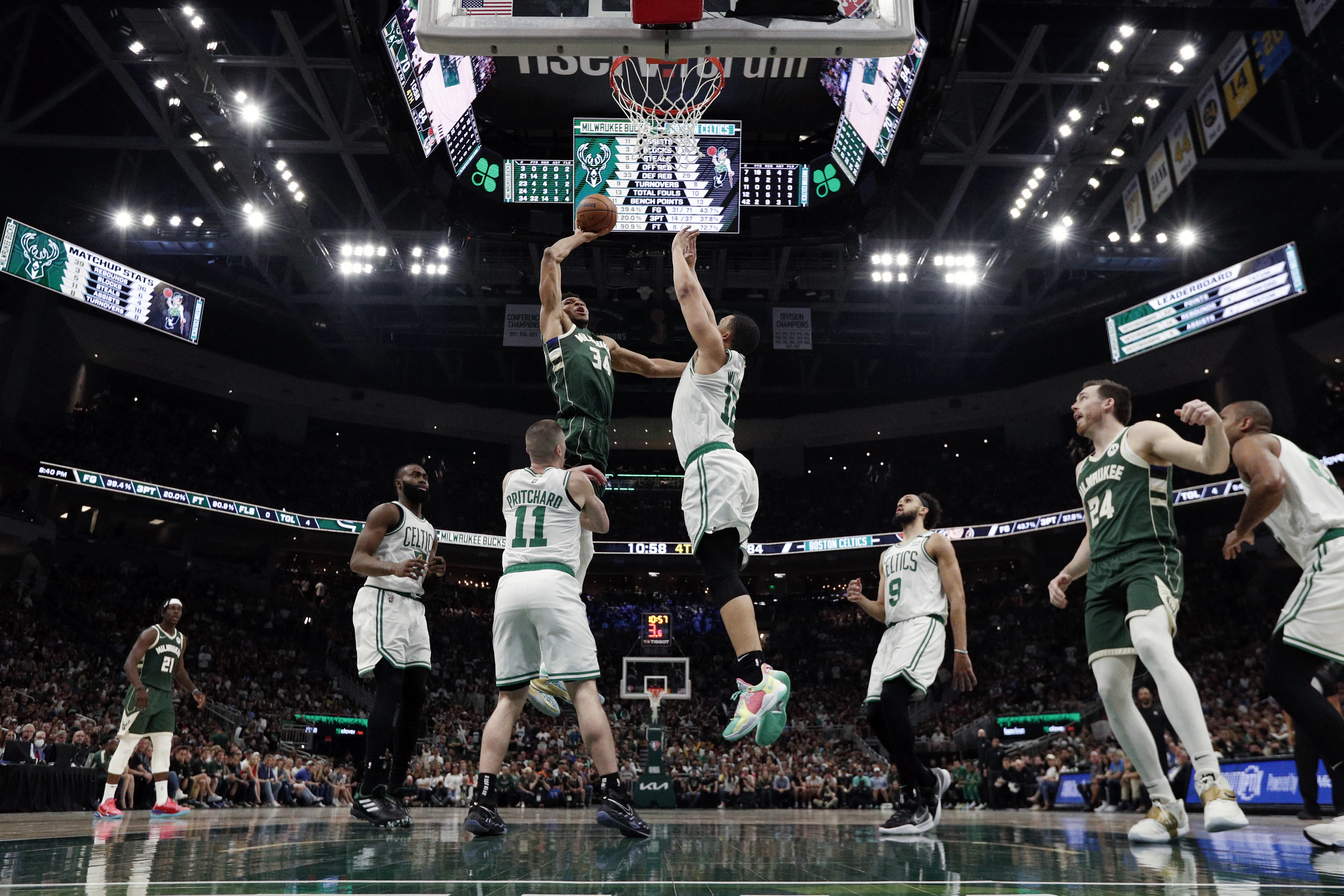 NBA: Playoffs-Boston Celtics at Milwaukee Bucks