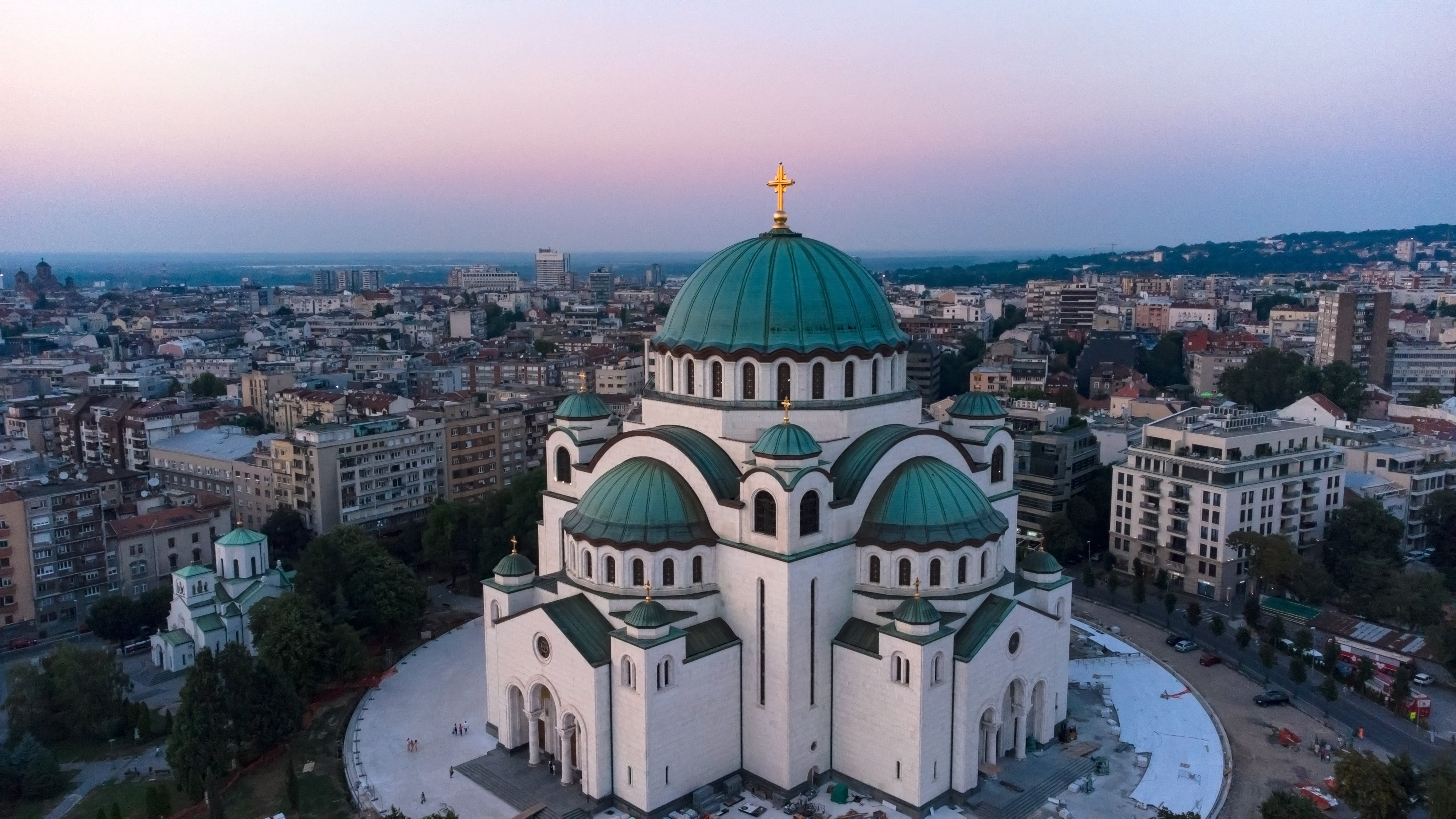 Drone,View,Of,Saint,Sava,Temple,,One,Of,The,Largest