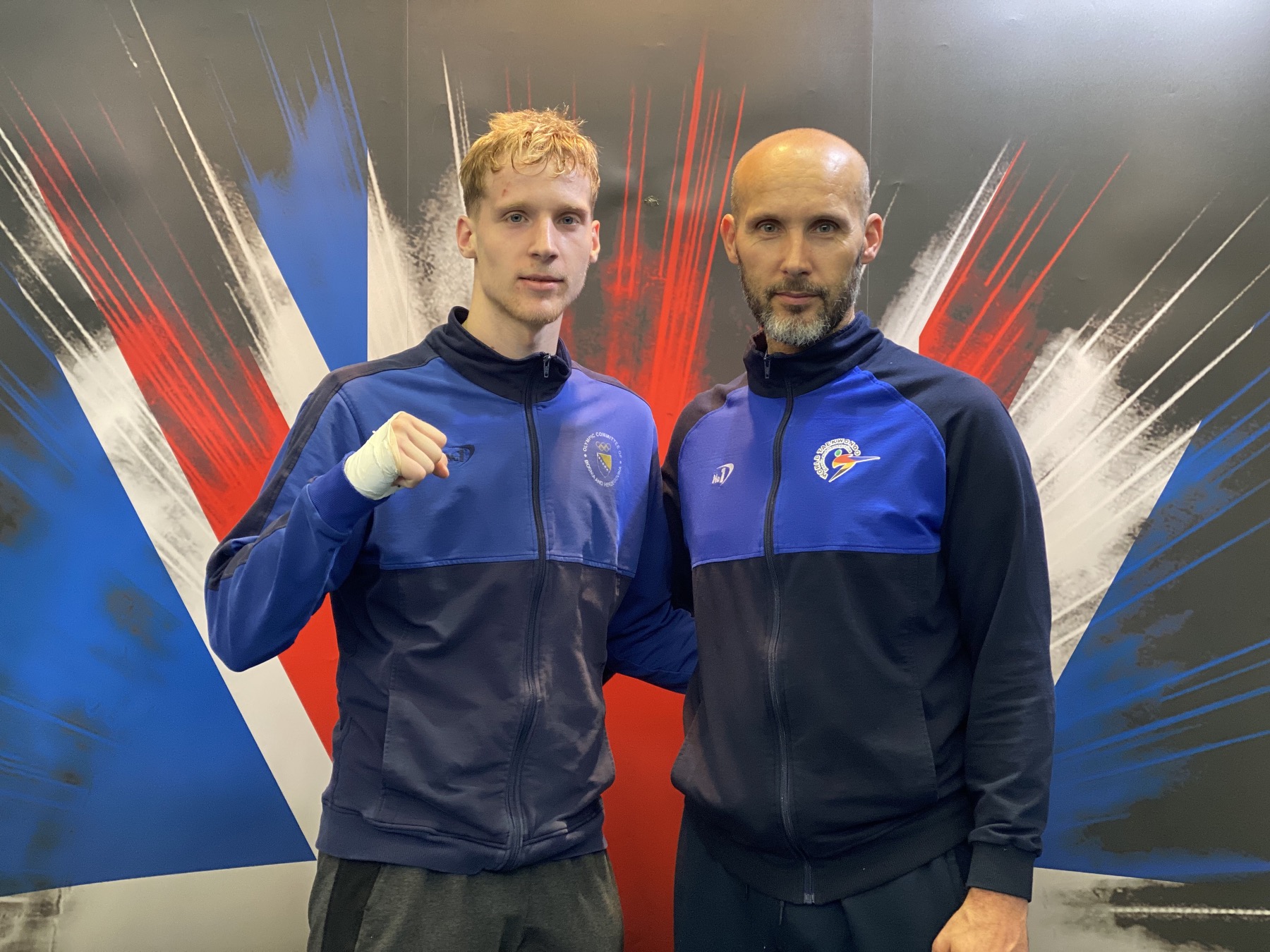 Nedžad Husić i Haris Husić na EP u Manchesteru