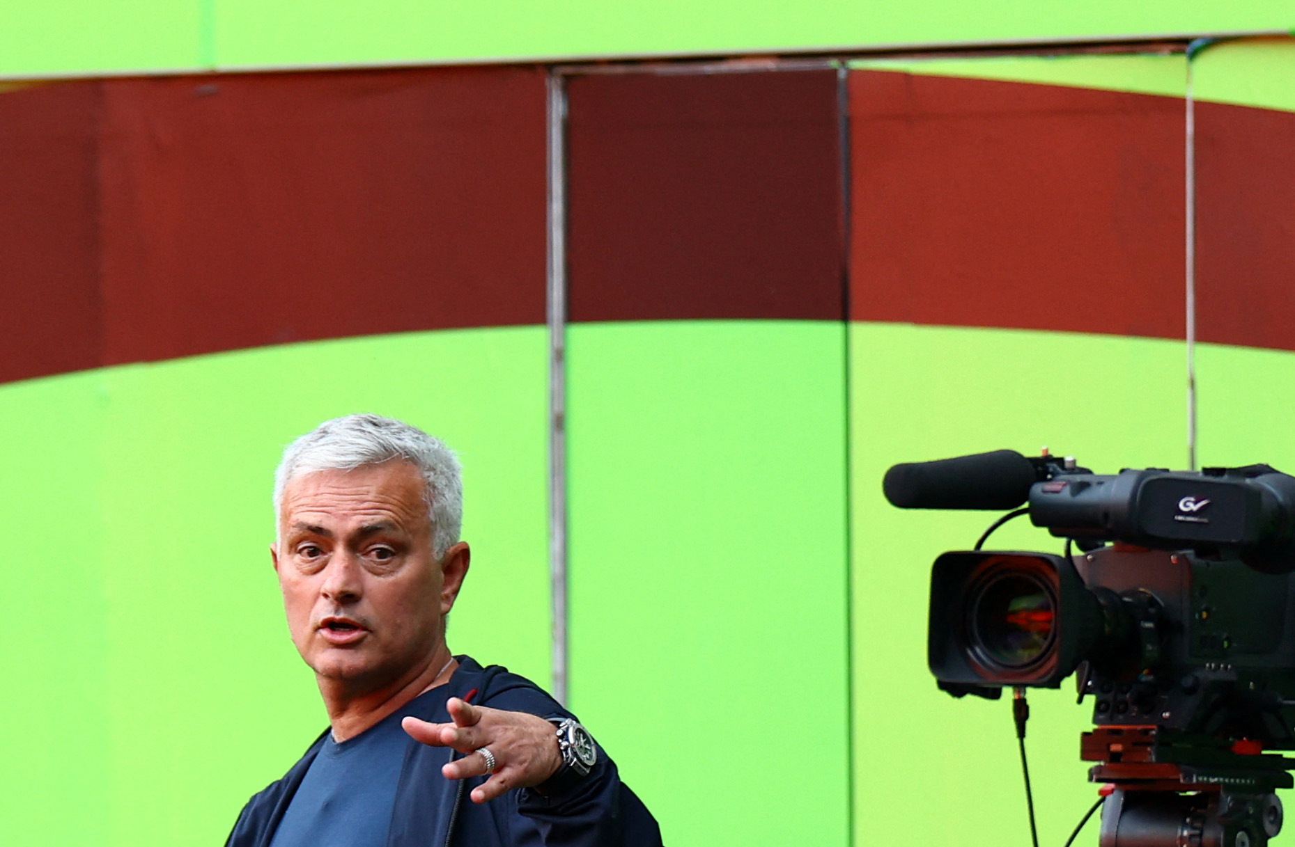 Europa Conference League - Final - AS Roma walkaround the Arena Kombetare ahead of the final