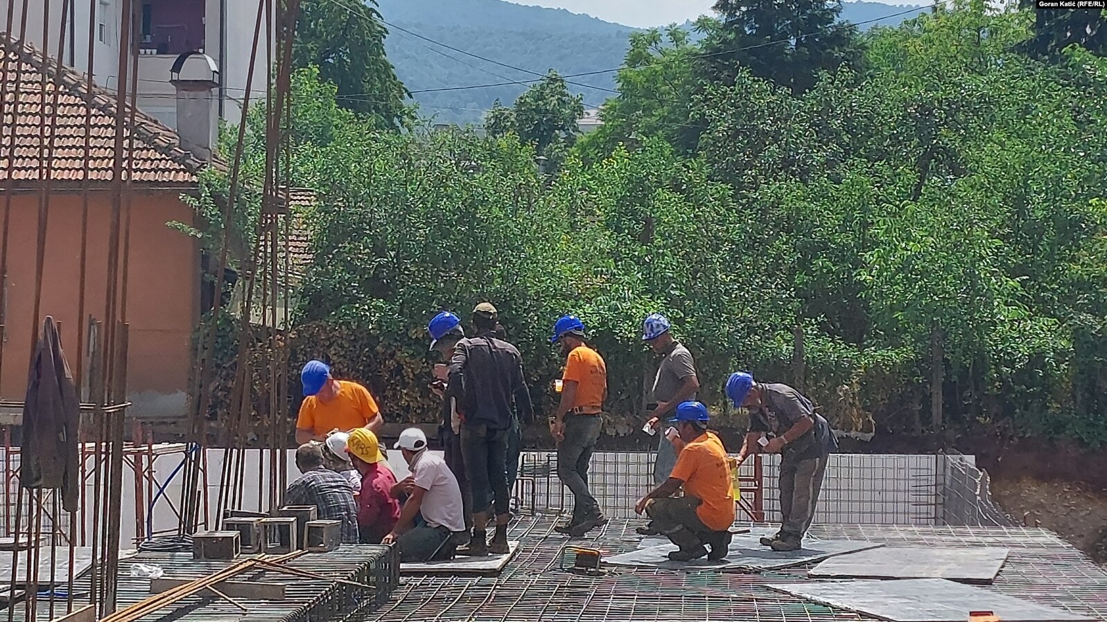 Turski građevinski radnici na gradilištu u Banjaluci