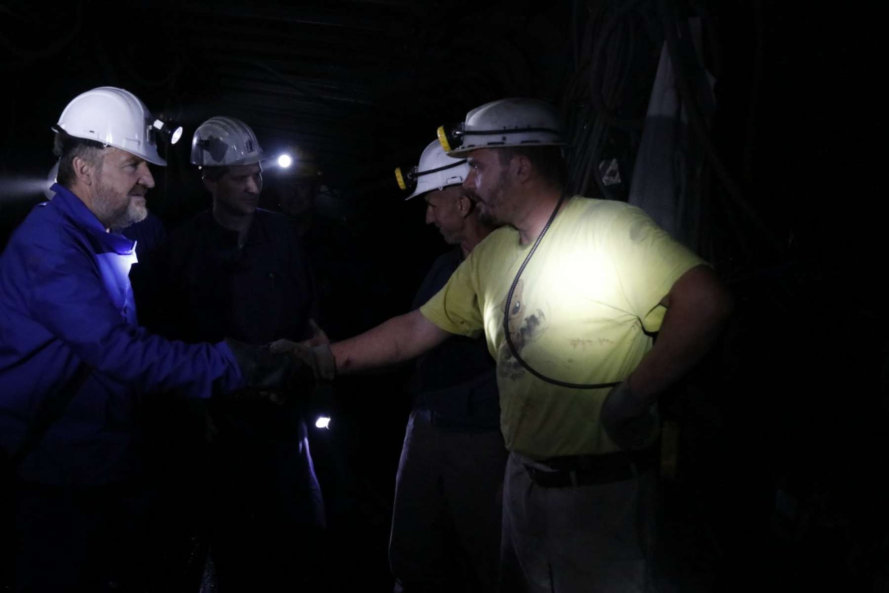 Izetbegović posjetio rudare u Kaknju (Fena)