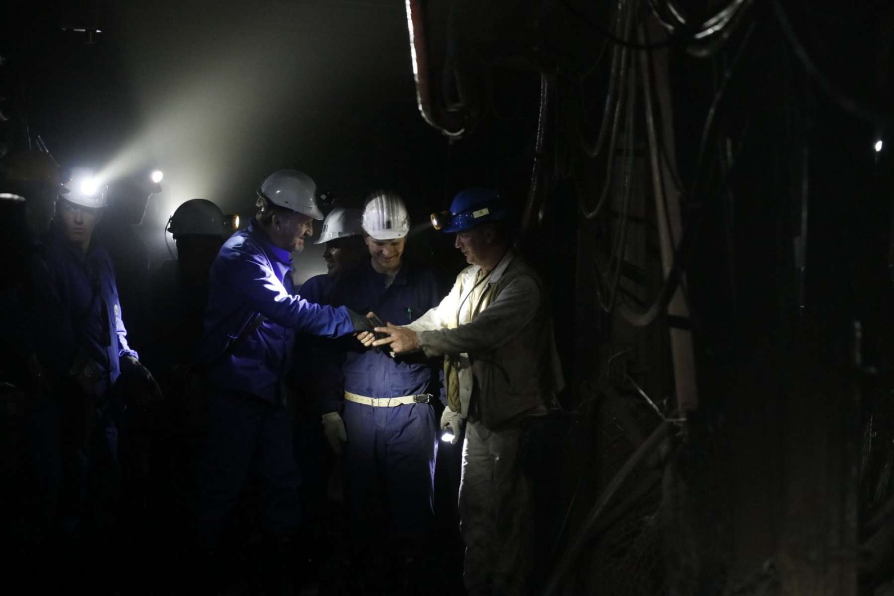 Izetbegović posjetio rudare u Kaknju (Fena)