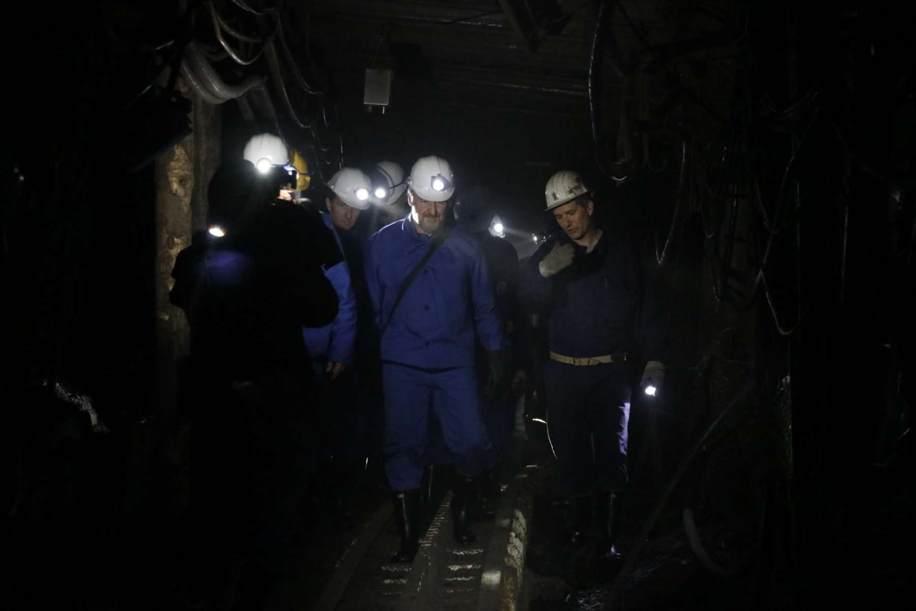 Izetbegović posjetio rudare u Kaknju (Fena)