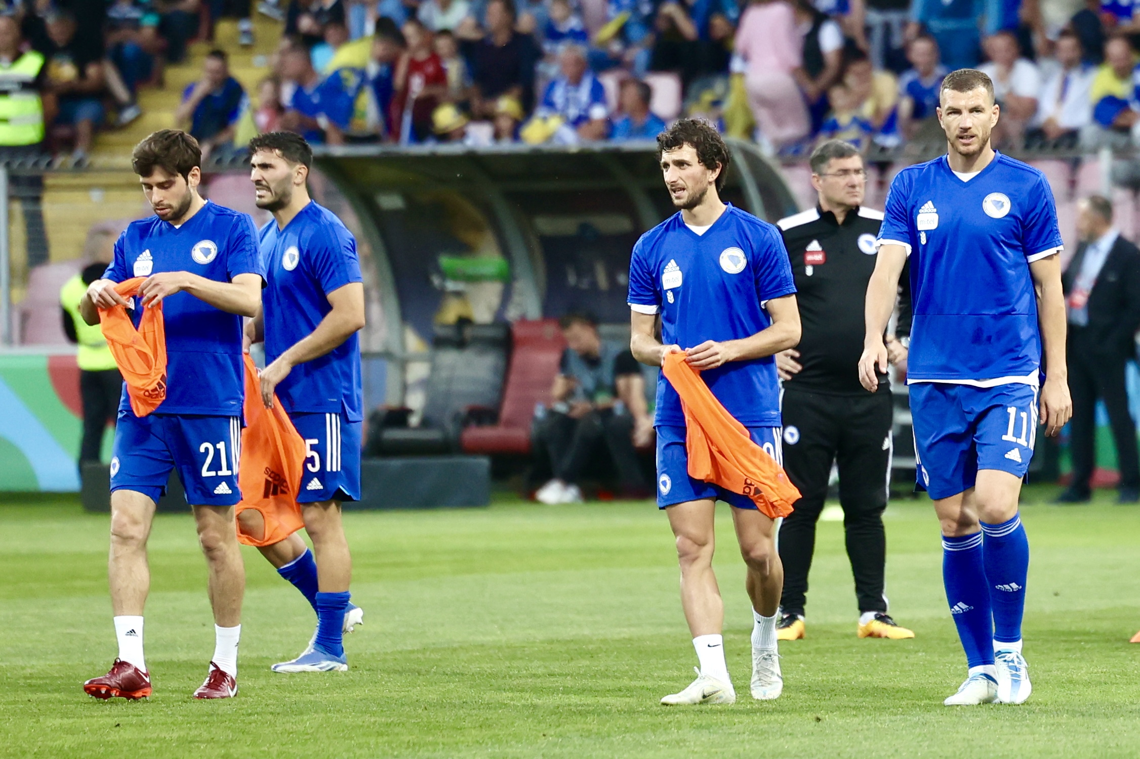 Zagrijavanje Bosna i Hercegovina Finska UEFA NATIONS LEAGUE