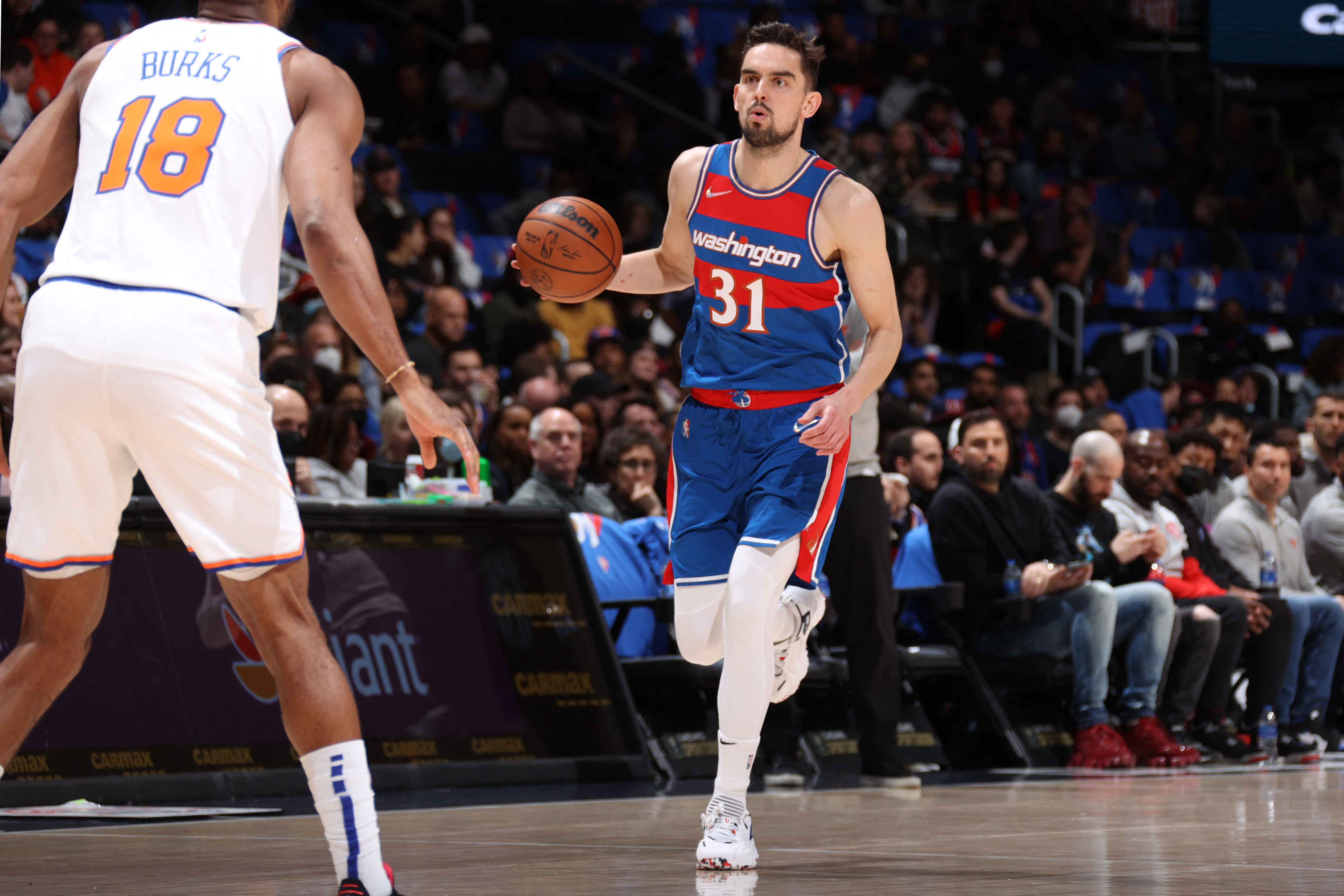 New York Knicks v Washington Wizards