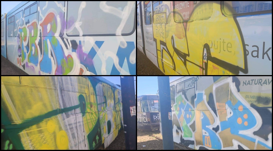 GRAFITI TRAMVAJI