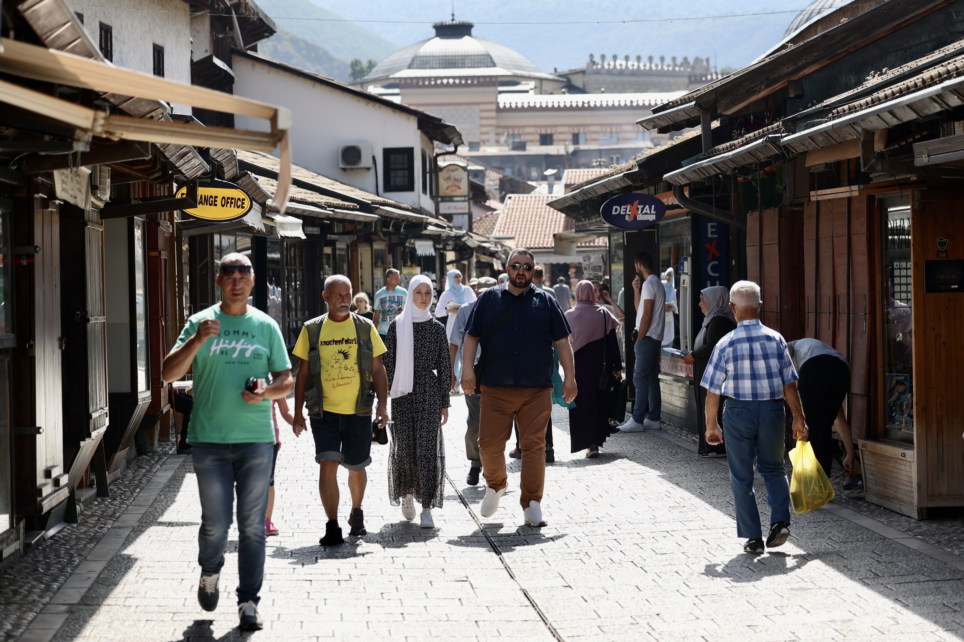 Šetači, ljeto, Sarajevo