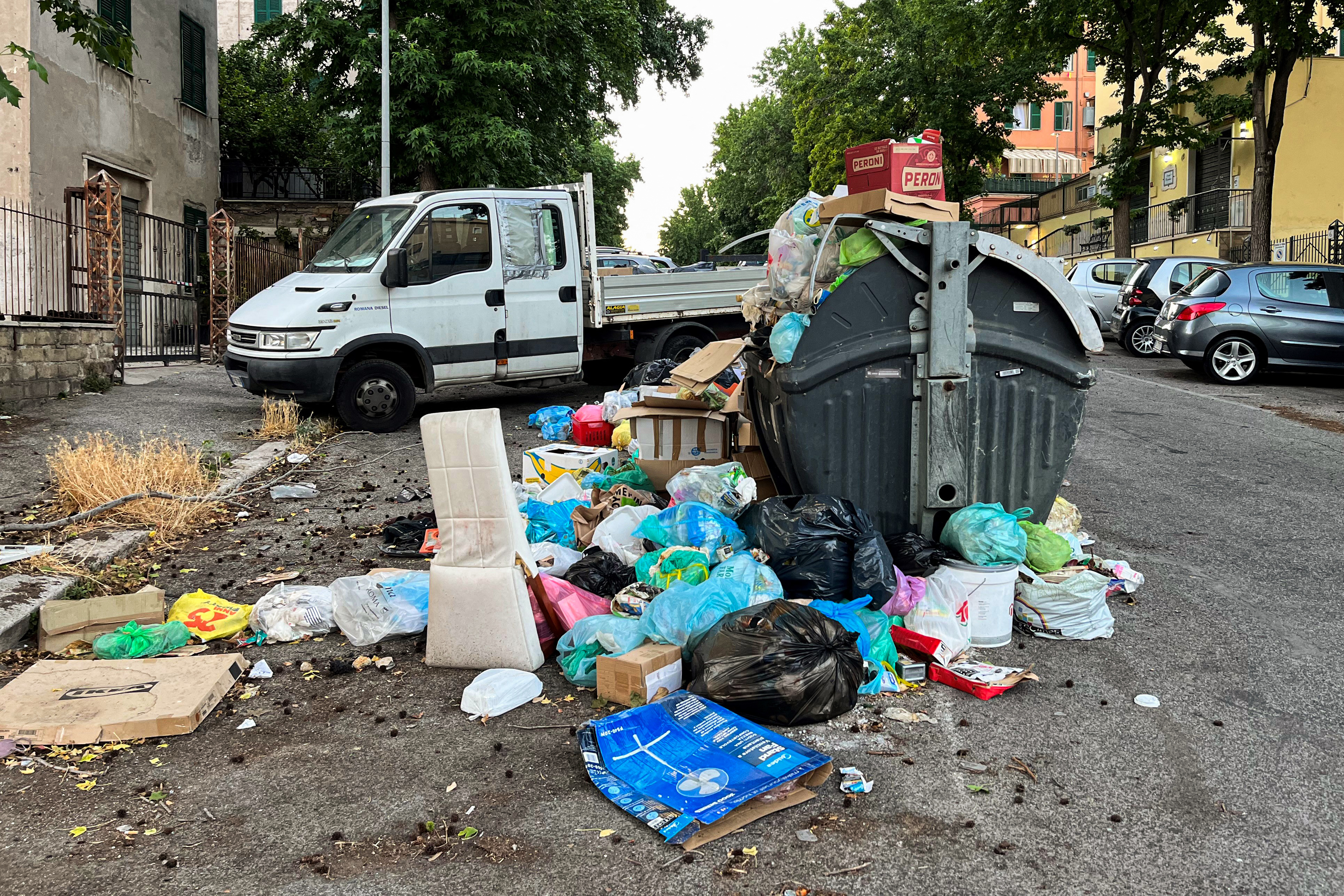 ITALY-ENVIRONMENT-WASTE-ROME