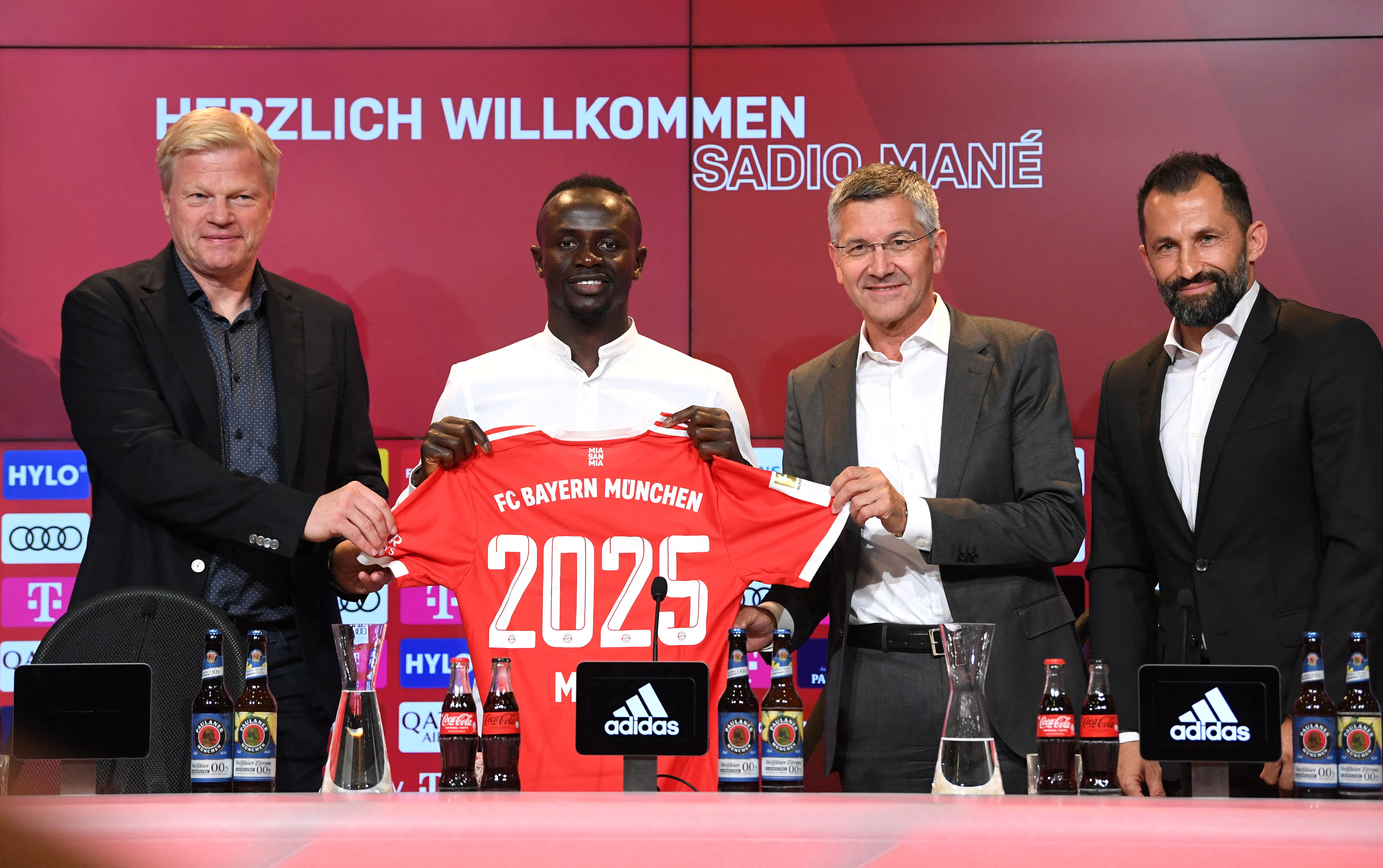 Bayern Munich presentation of new signing Sadio Mane