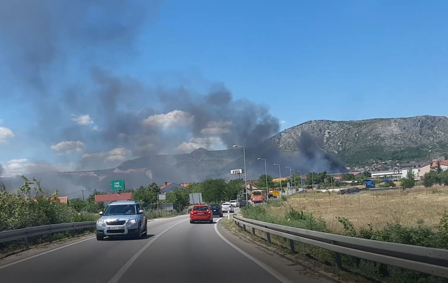 bišće polje, požar