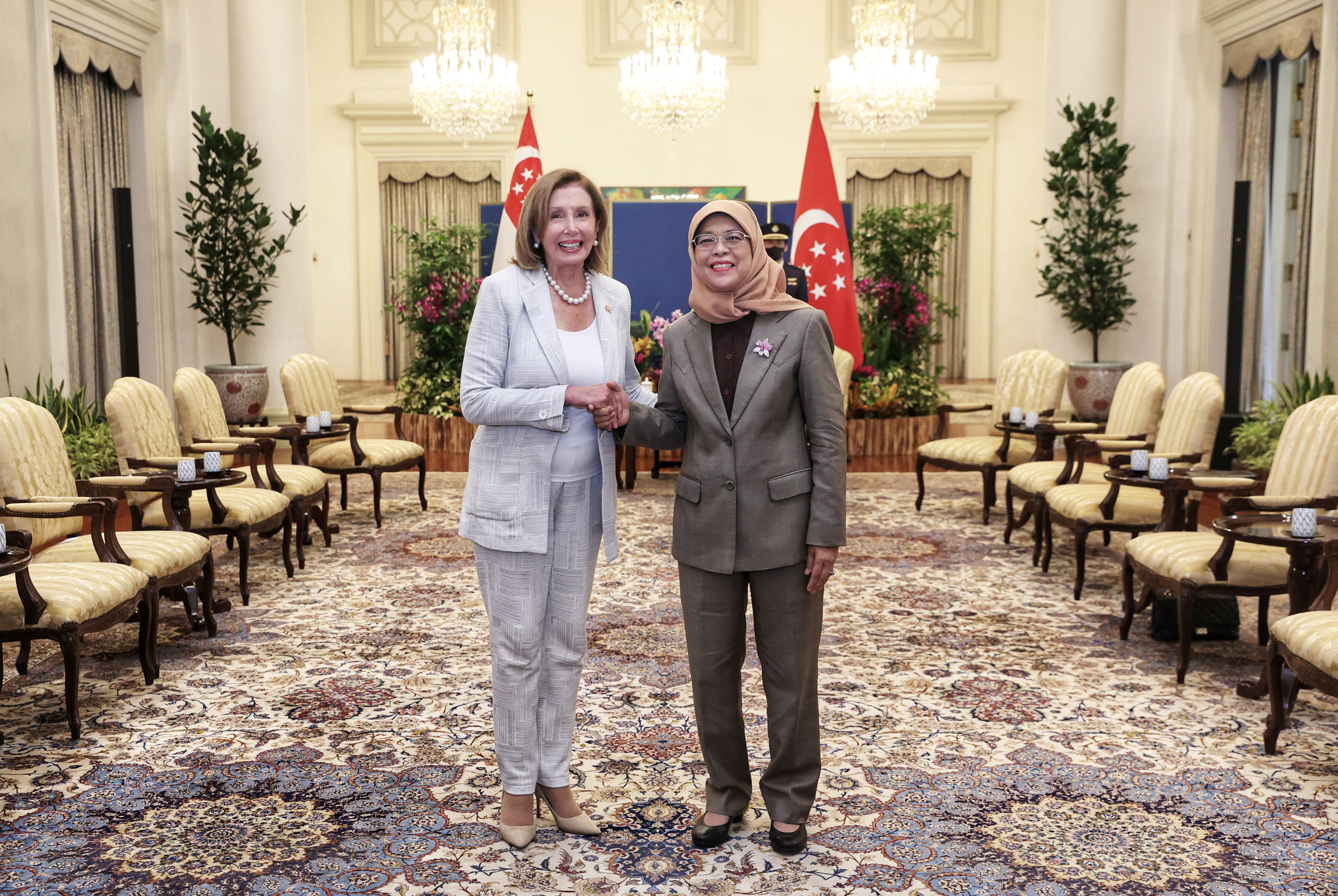 U.S. House of Representatives Speaker Nancy Pelosi visits Singapore