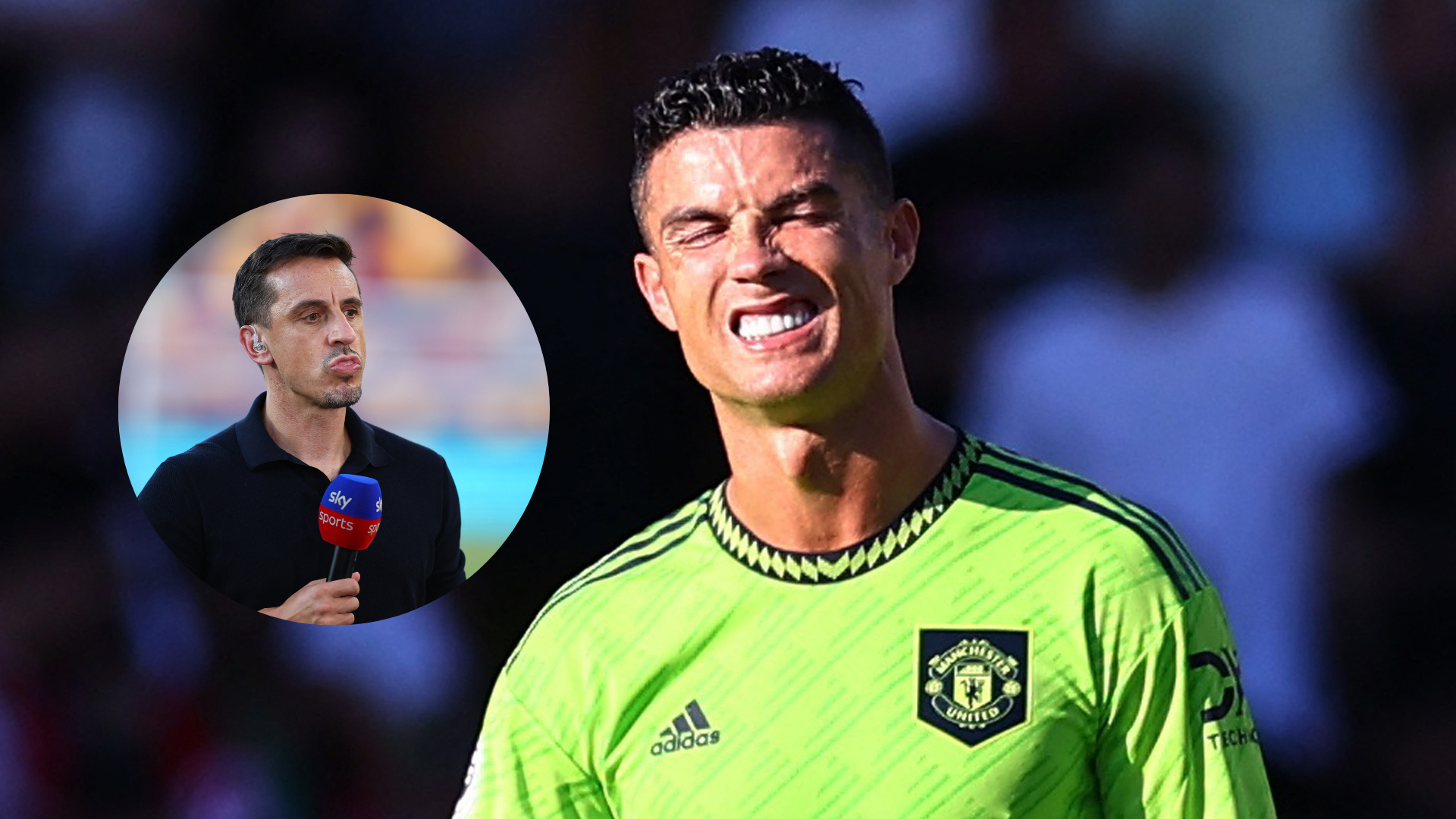 Cristiano ROnaldo Gary Neville