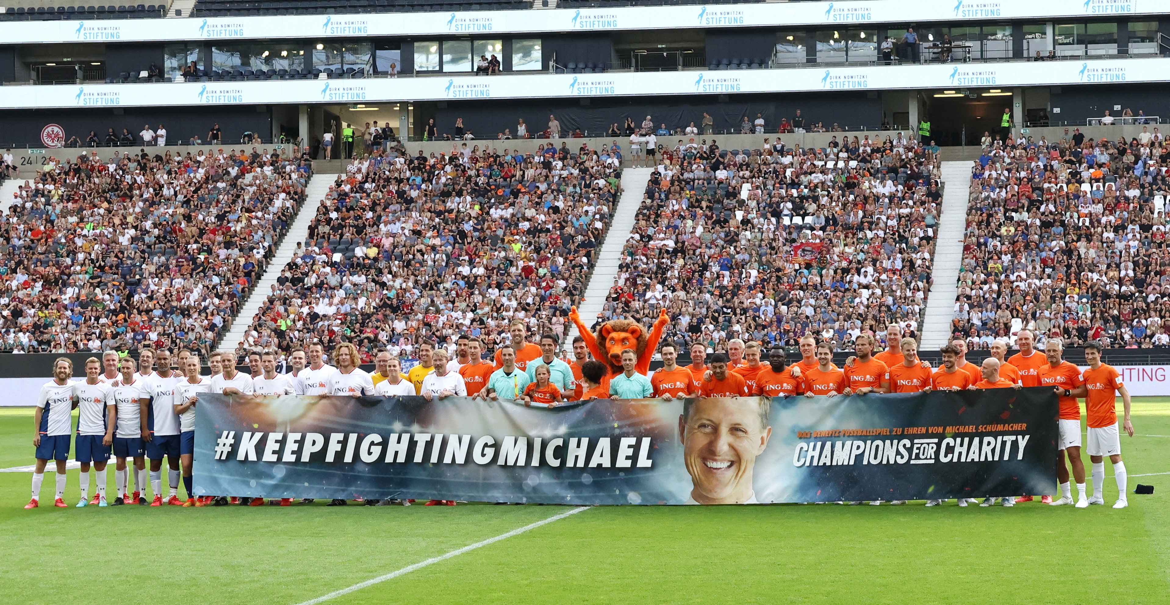 Champions for Charity - Benefit match in honour of former F1 World Champion driver Michael Schumacher