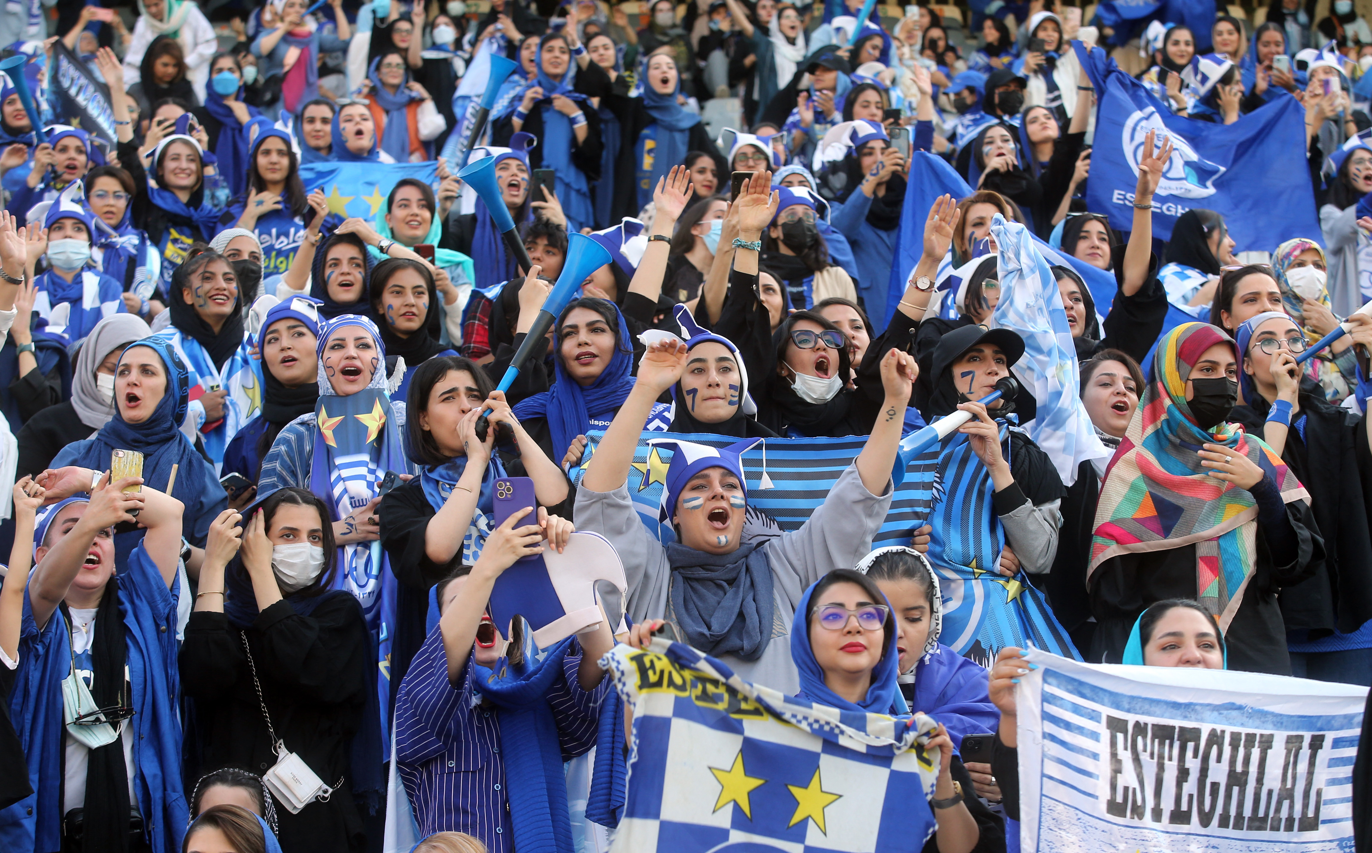 IRAN-FBL-WOMEN