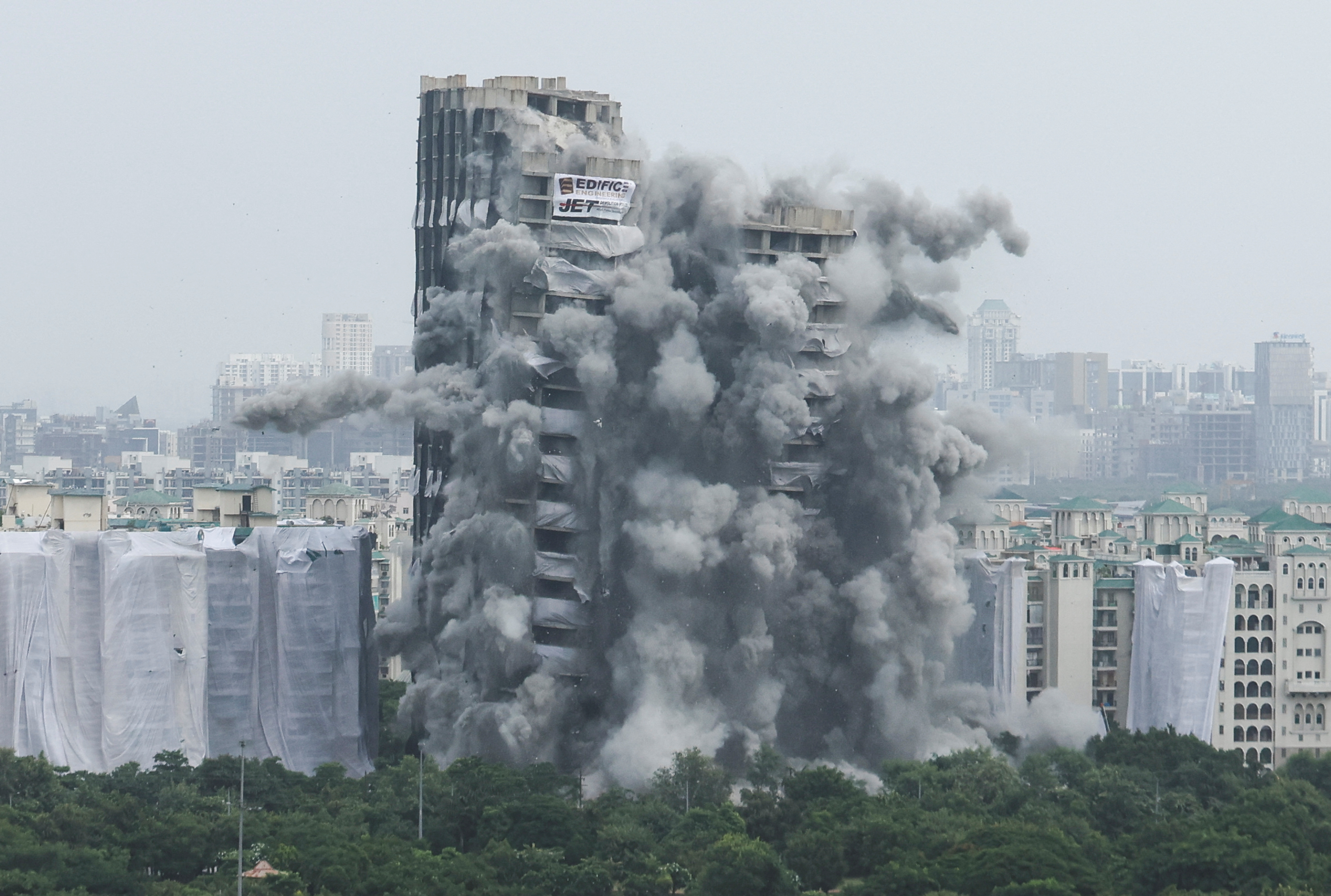Supertech Twin Towers demolition in Noida
