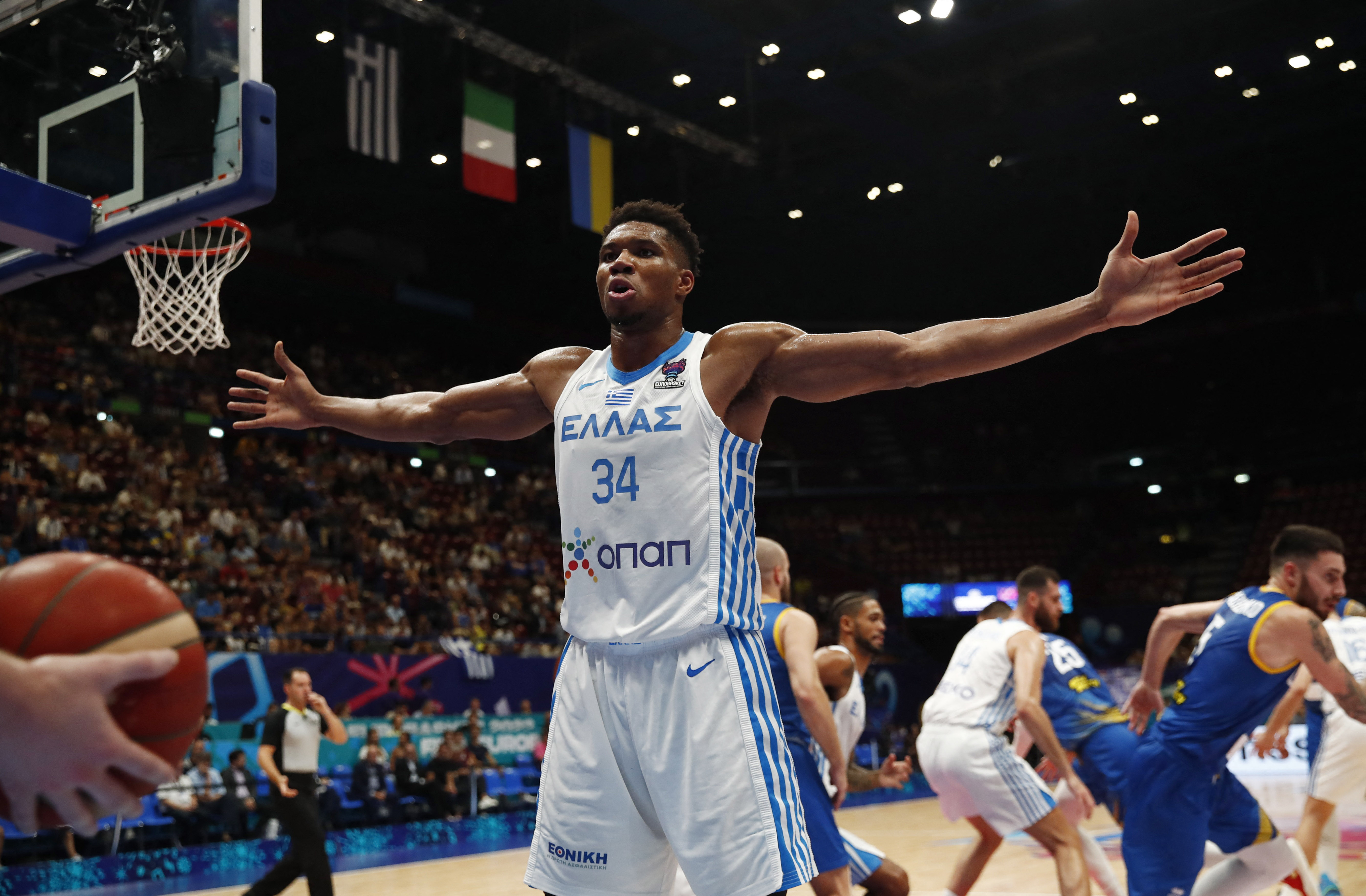EuroBasket Championship - Group C - Greece v Ukraine