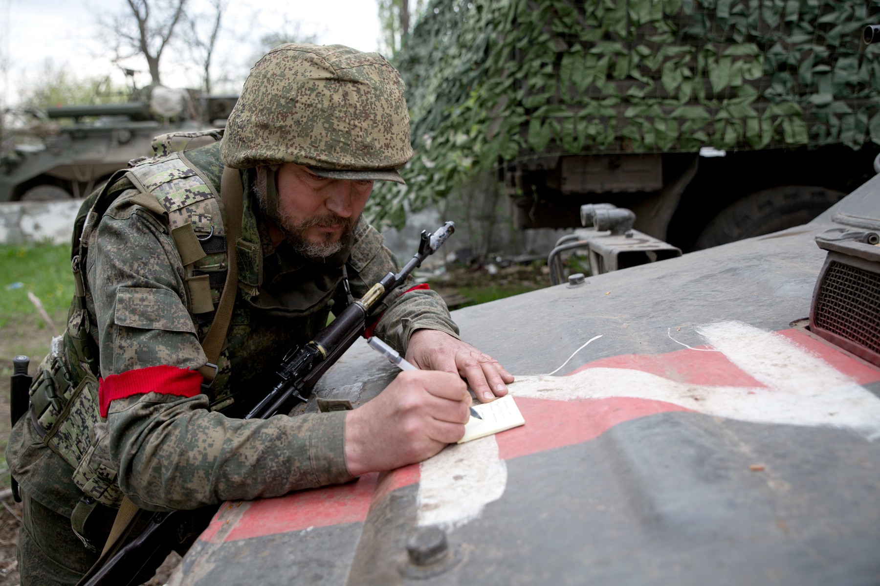 Situation in Popasnaya, Lugansk Region