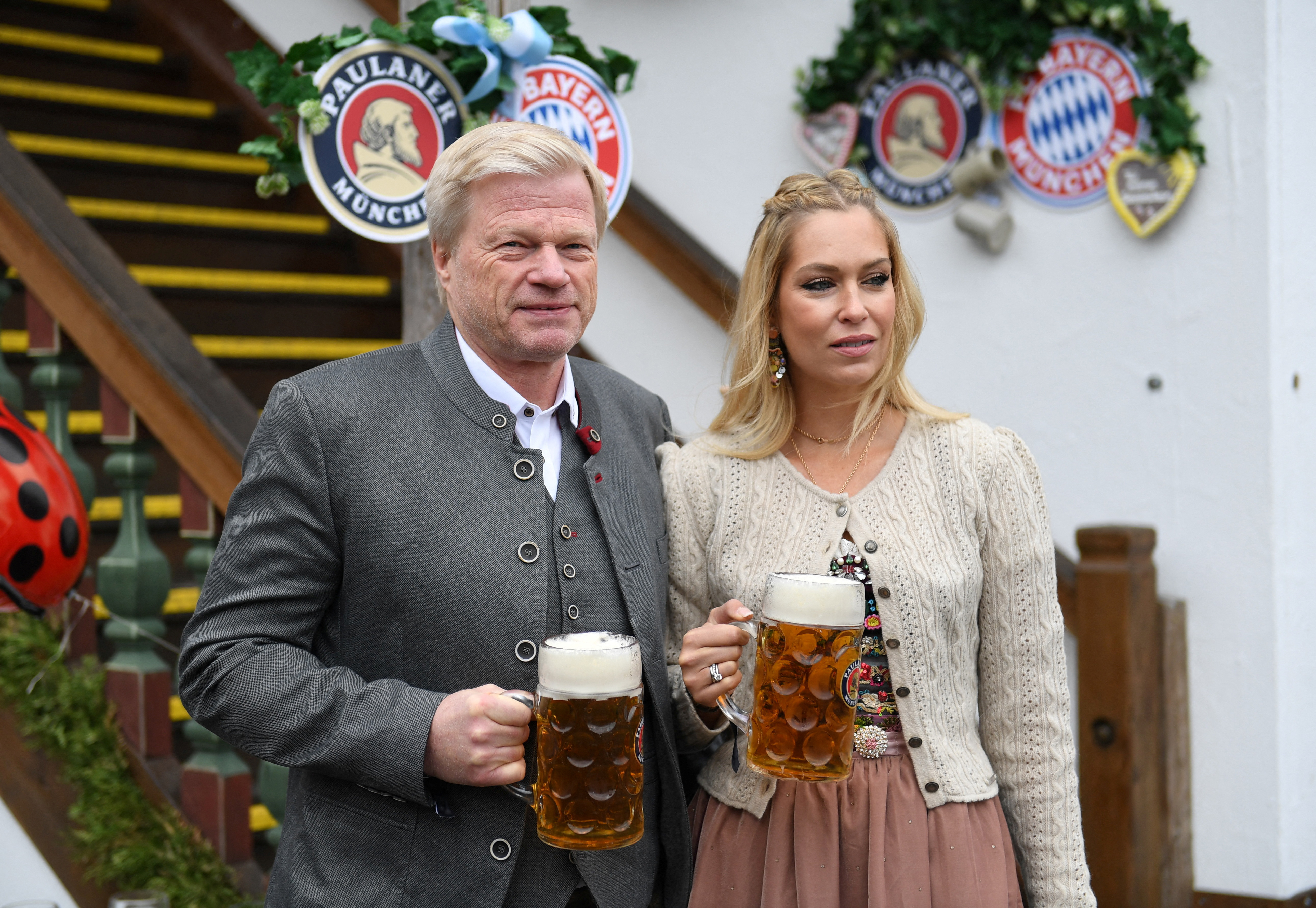 Bayern Munich players attend Oktoberfest