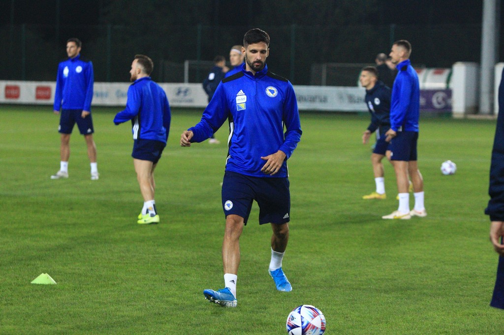 Fudbalska reprezentacija BiH trening Crna Gora Bosna i Hercegovina UEFA NATIONS LEAGUE