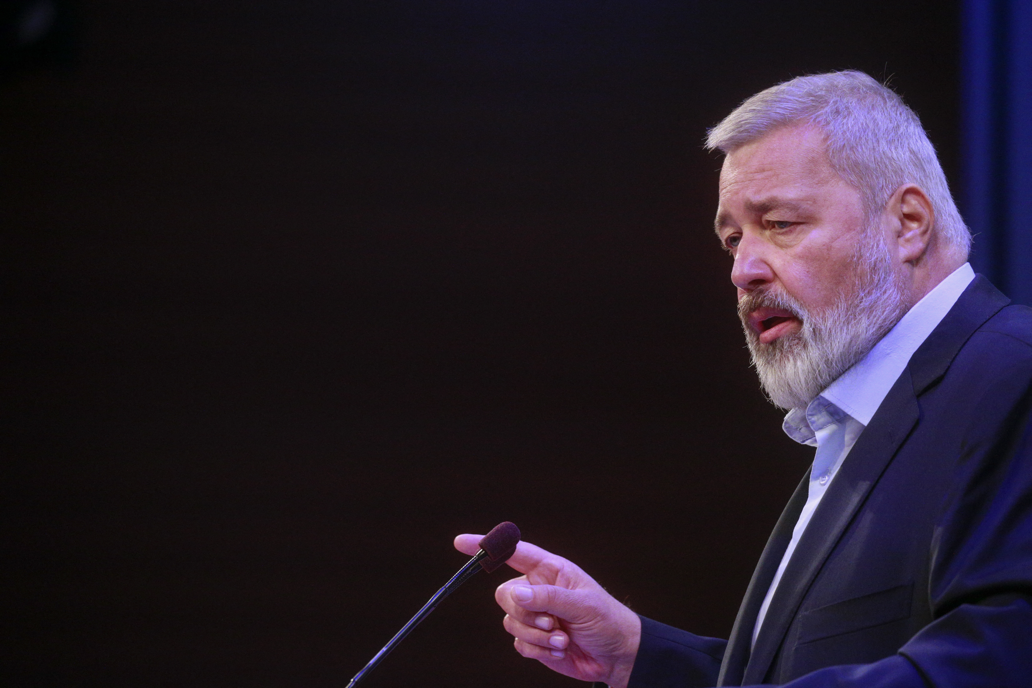 US-UKRAINE-RUSSIA-CONFLICT-NOBEL PRIZE MEDAL