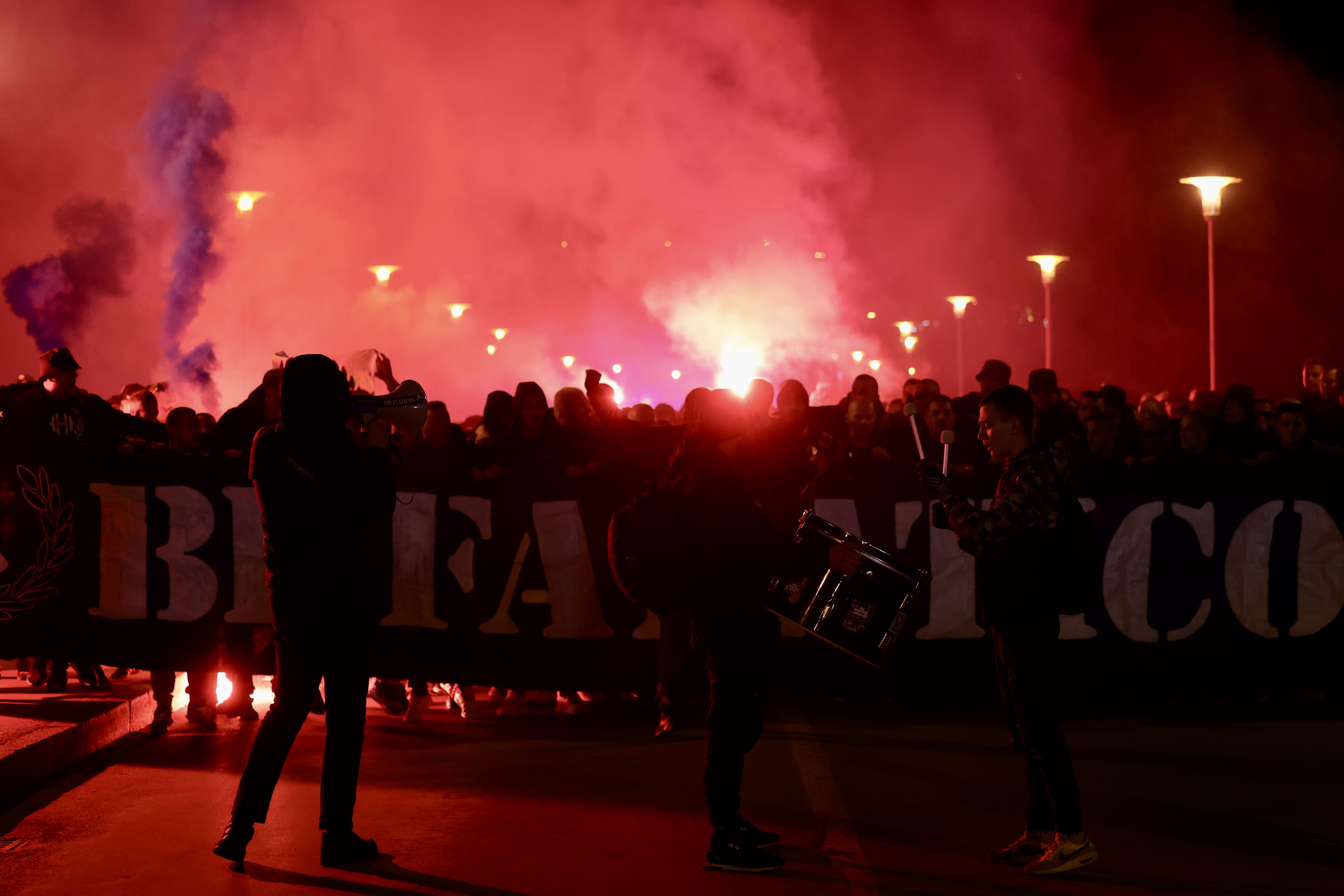 BH Fanaticos Korteo UEFA NATIONS LEAGUE BIH CRNA GORA