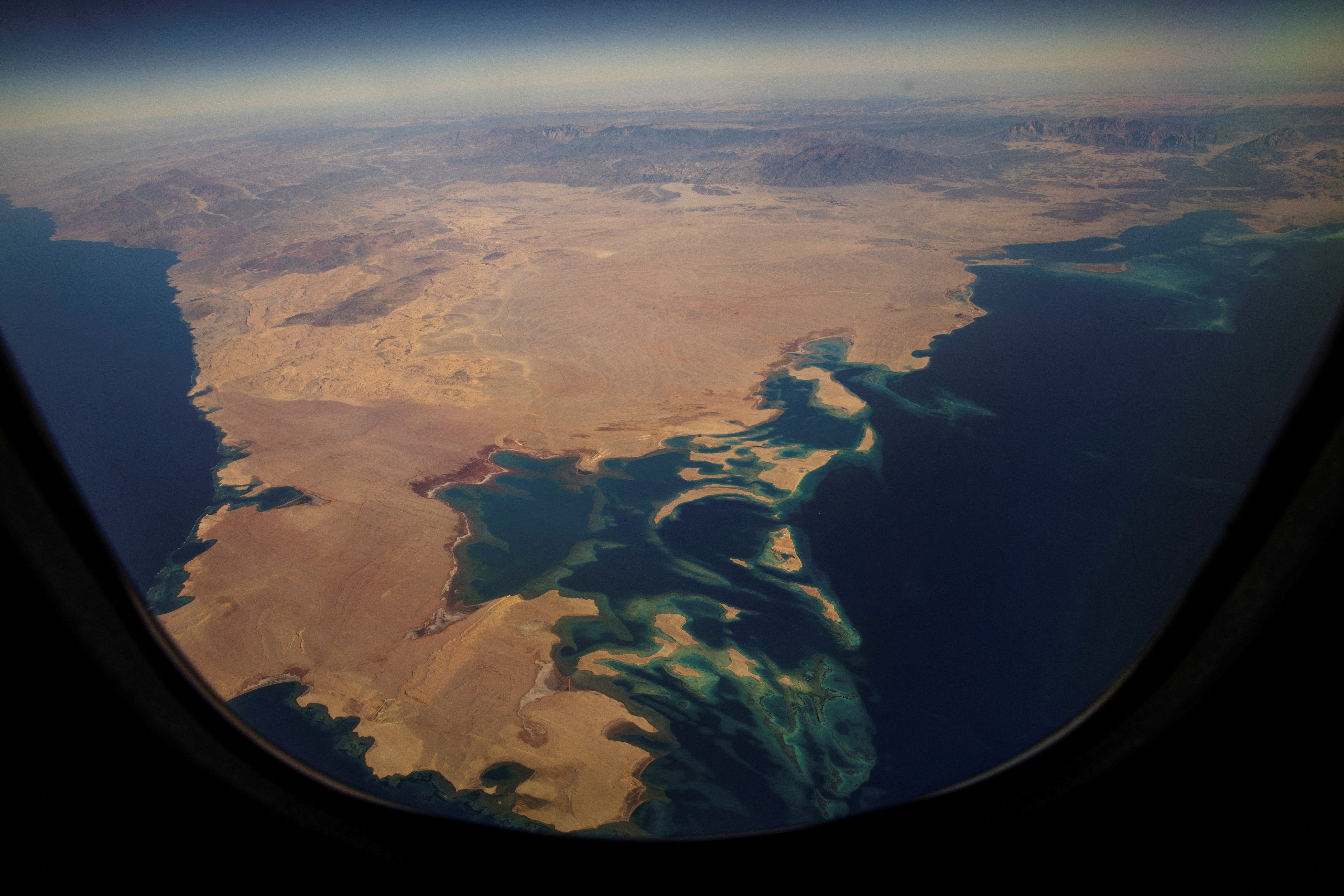 FILE PHOTO: The future Site of the city Neom, a planned cross-border city, stands empty before development begins in the Tabuk Province of northwestern Saudi Arabia