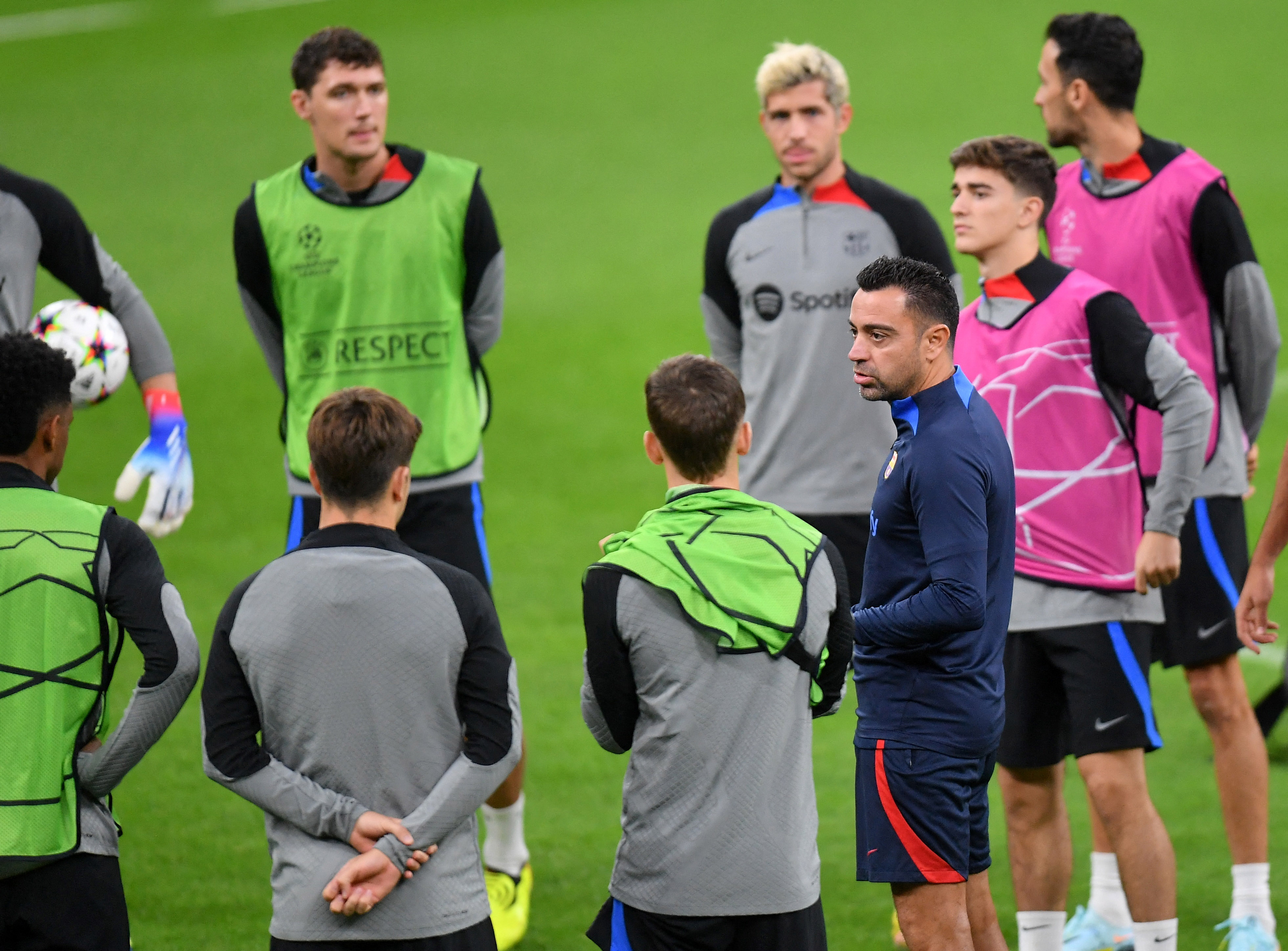 Champions League - FC Barcelona Training