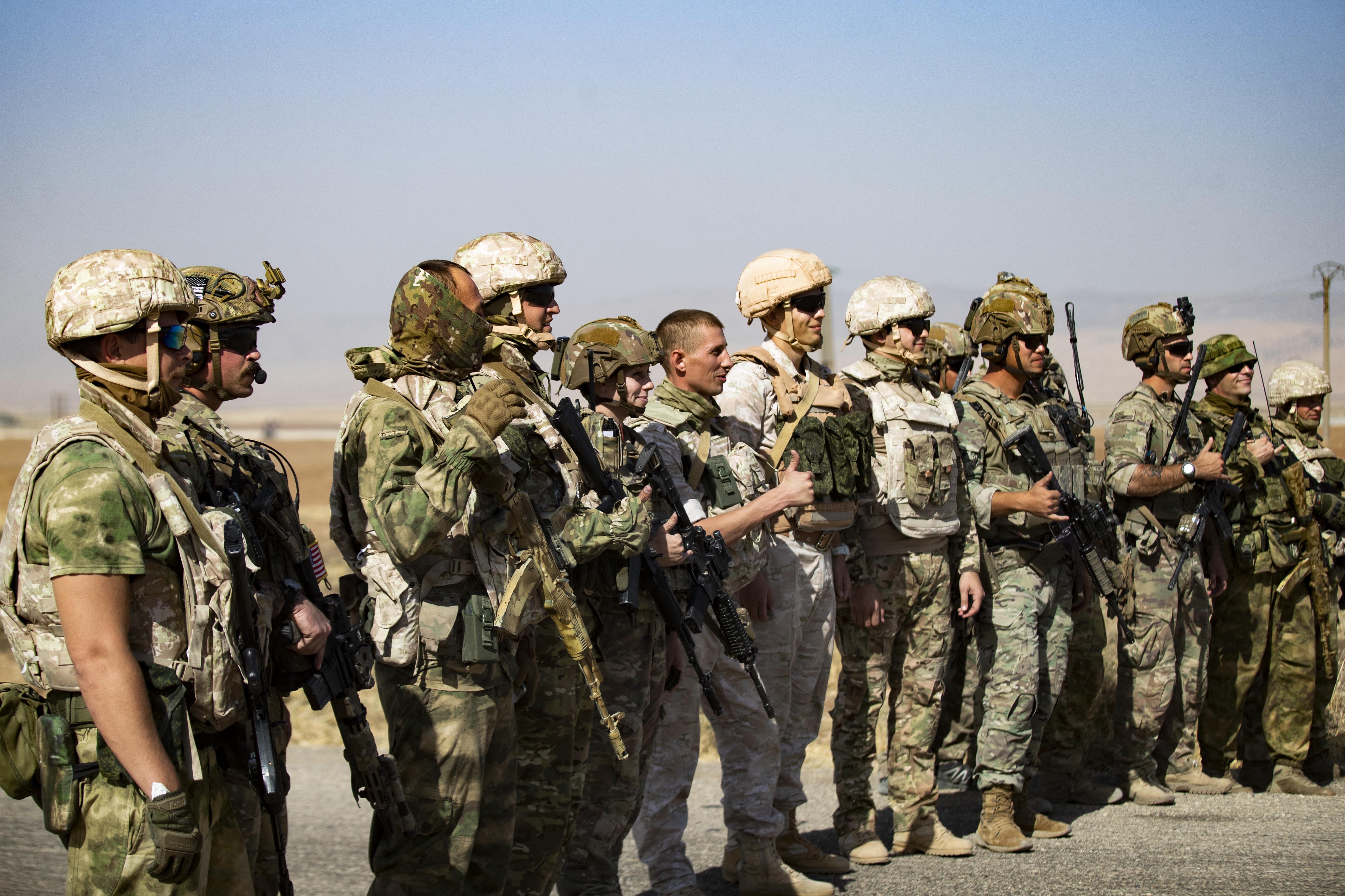 američki ruski vojnici sirija