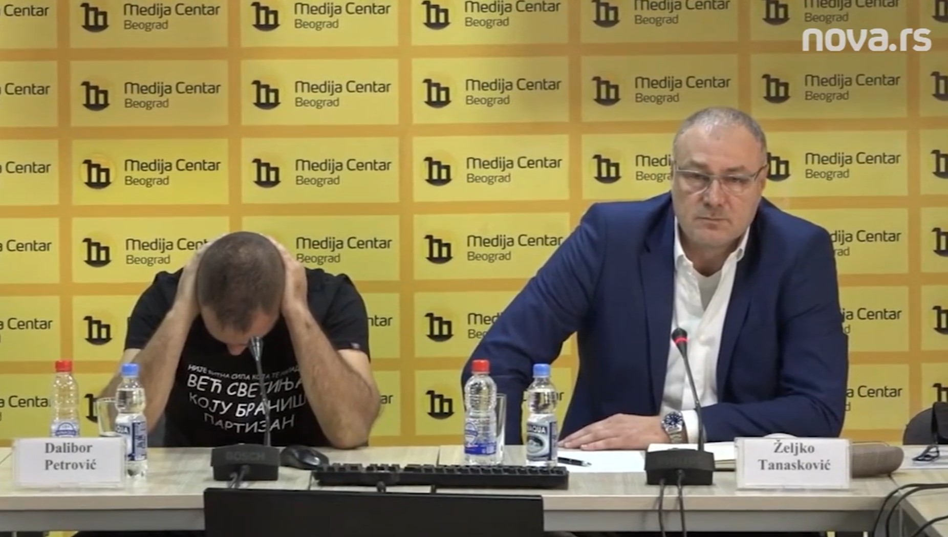 prebijeni navijac partizana