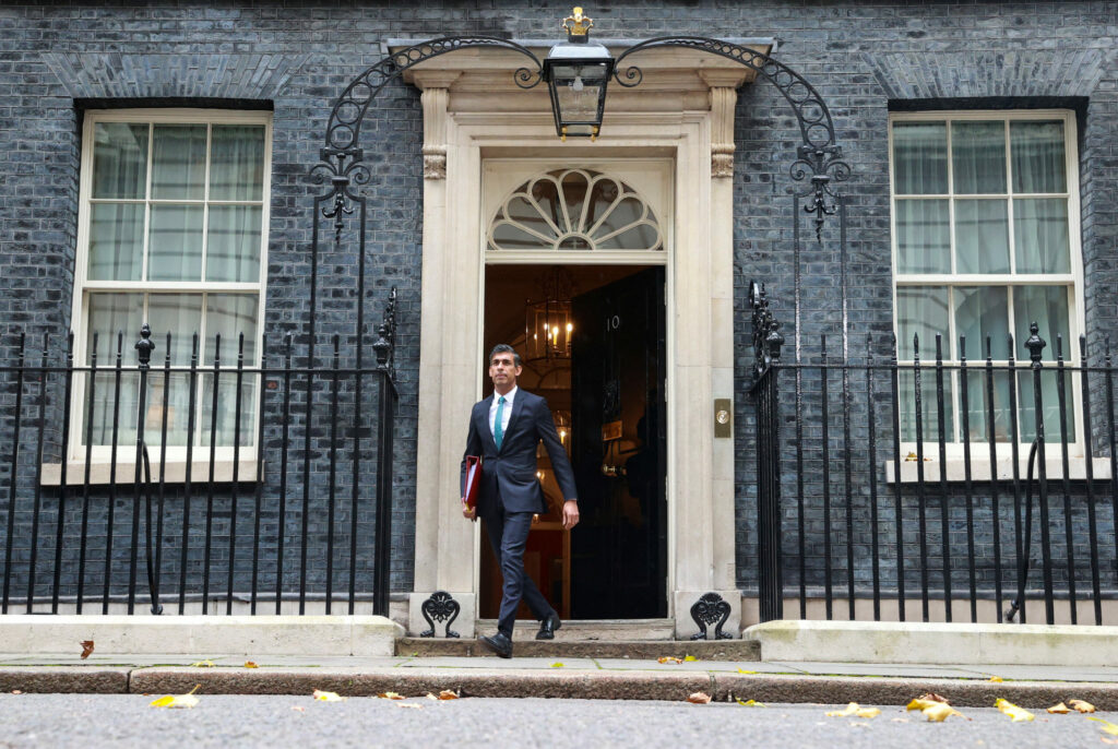 Rishi Sunak at Downing Street