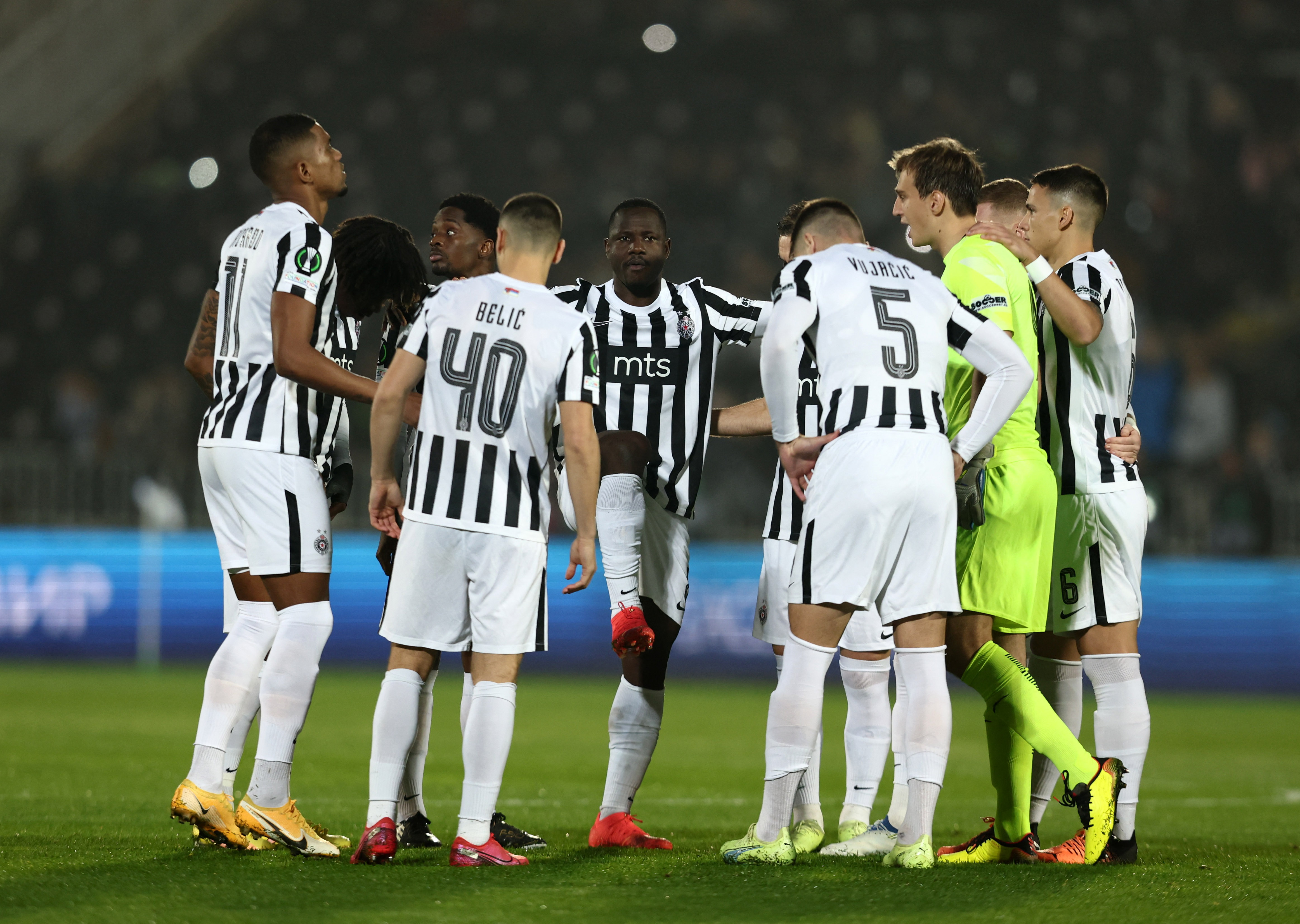 Europa Conference League - Group D - Partizan Belgrade v 1. FC Slovacko